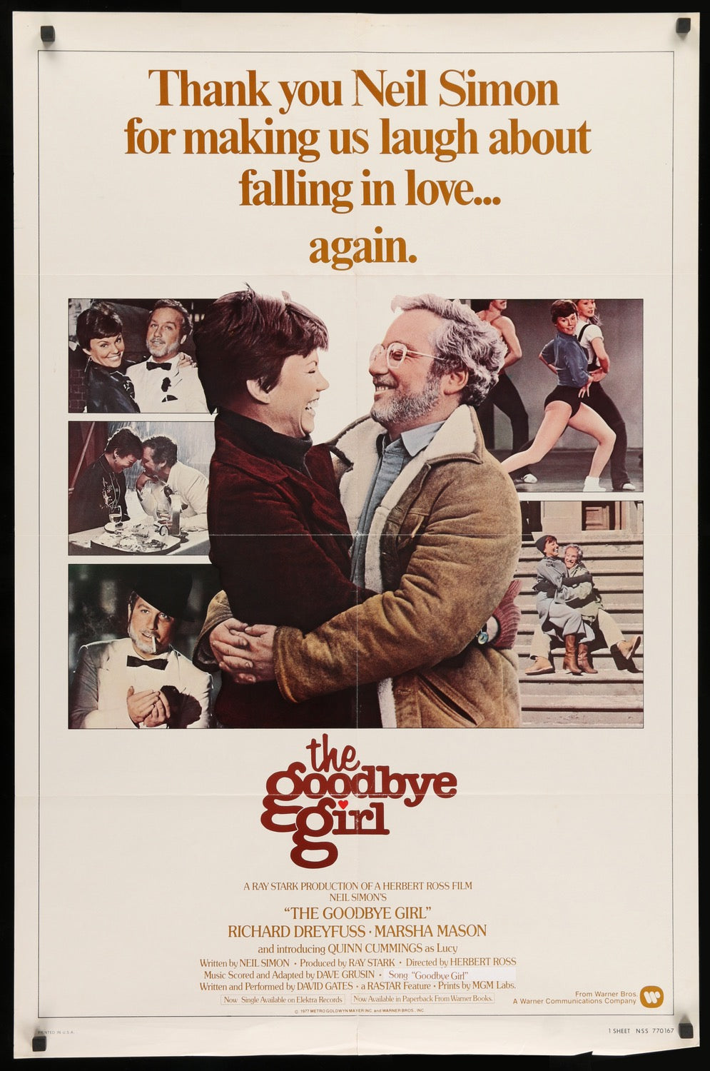 Goodbye Girl (1977) original movie poster for sale at Originalfilmart