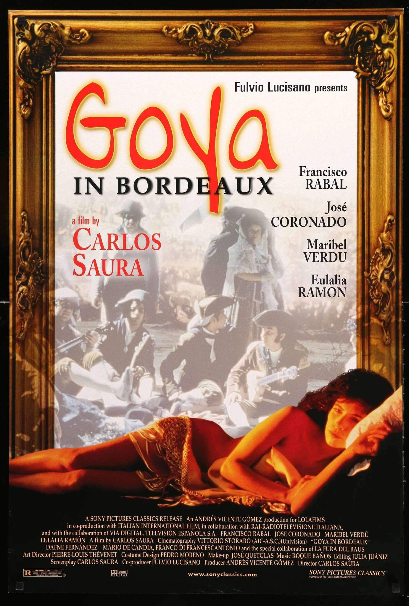 Goya In Bordeaux (1999) original movie poster for sale at Originalfilmart