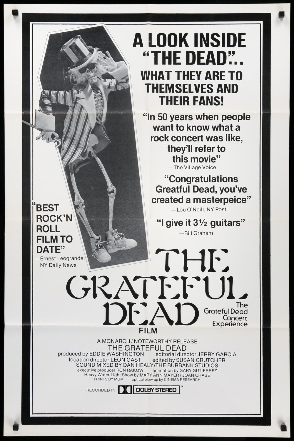Grateful Dead Movie (1977) original movie poster for sale at Originalfilmart