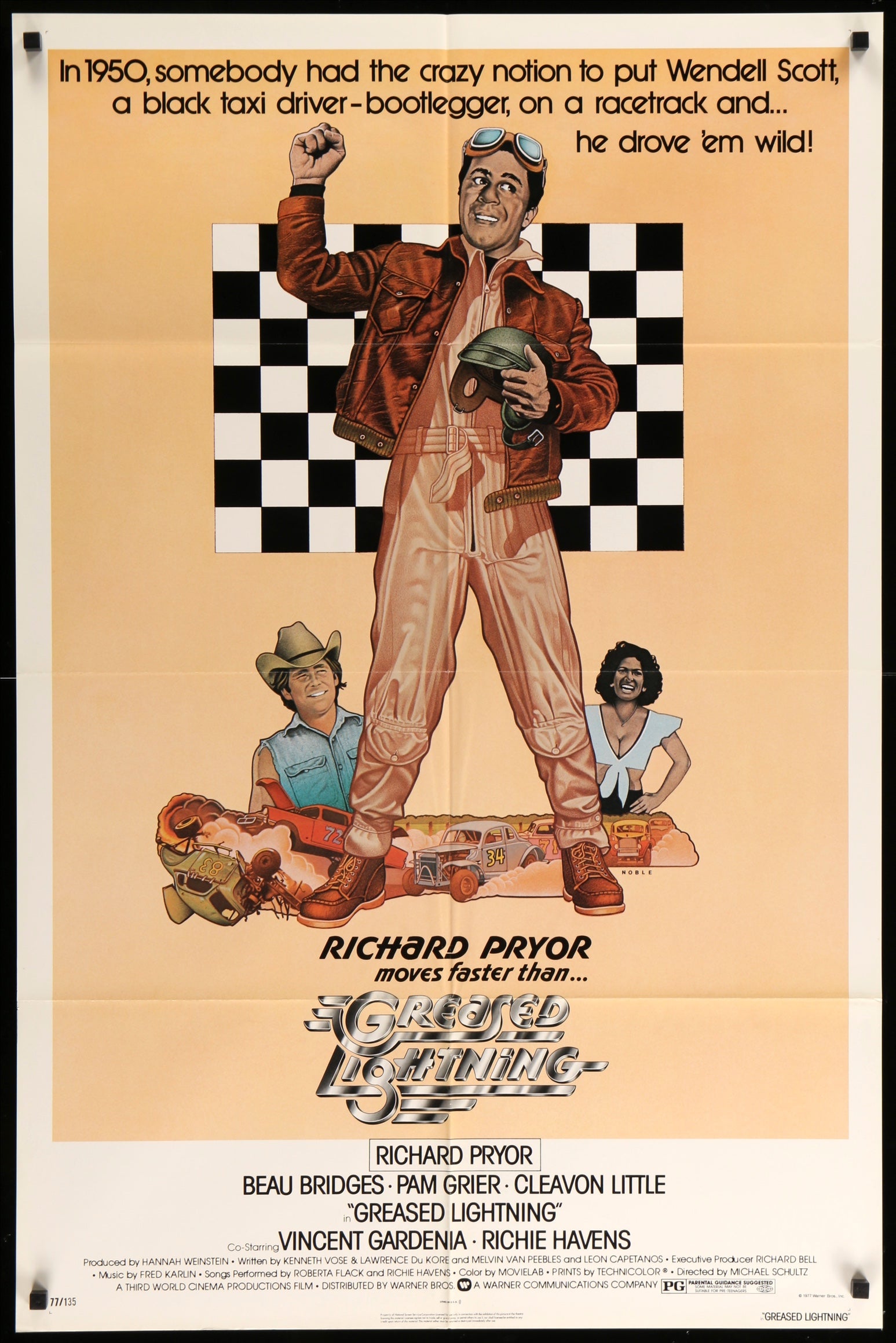 Greased Lightning (1977) original movie poster for sale at Originalfilmart