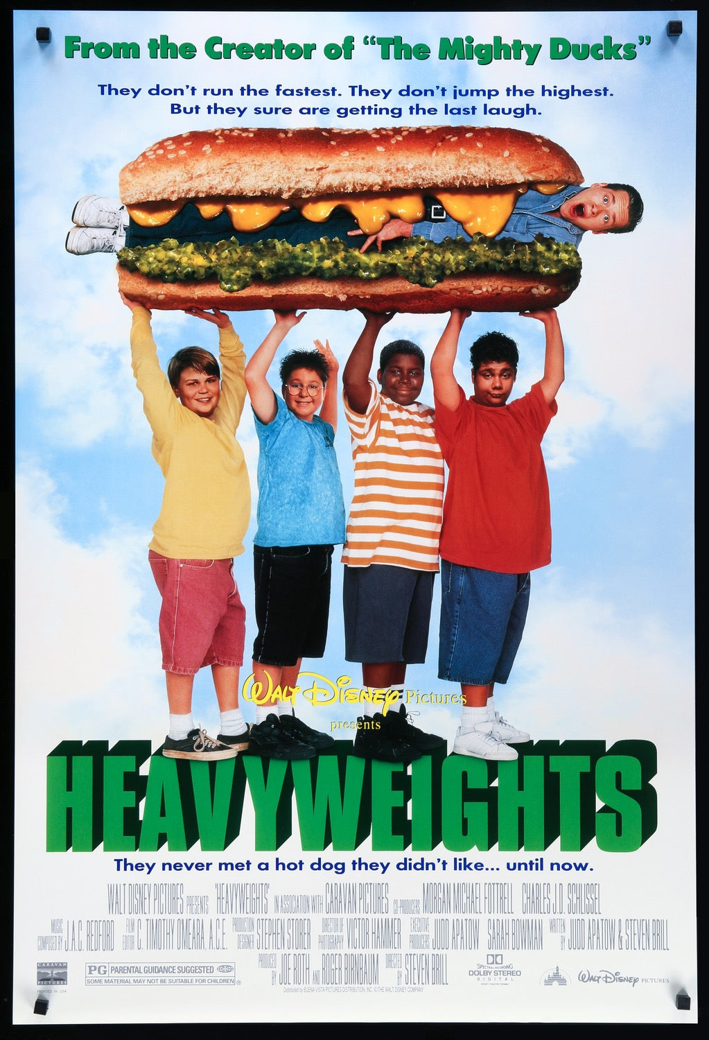 Heavyweights (1995) original movie poster for sale at Originalfilmart