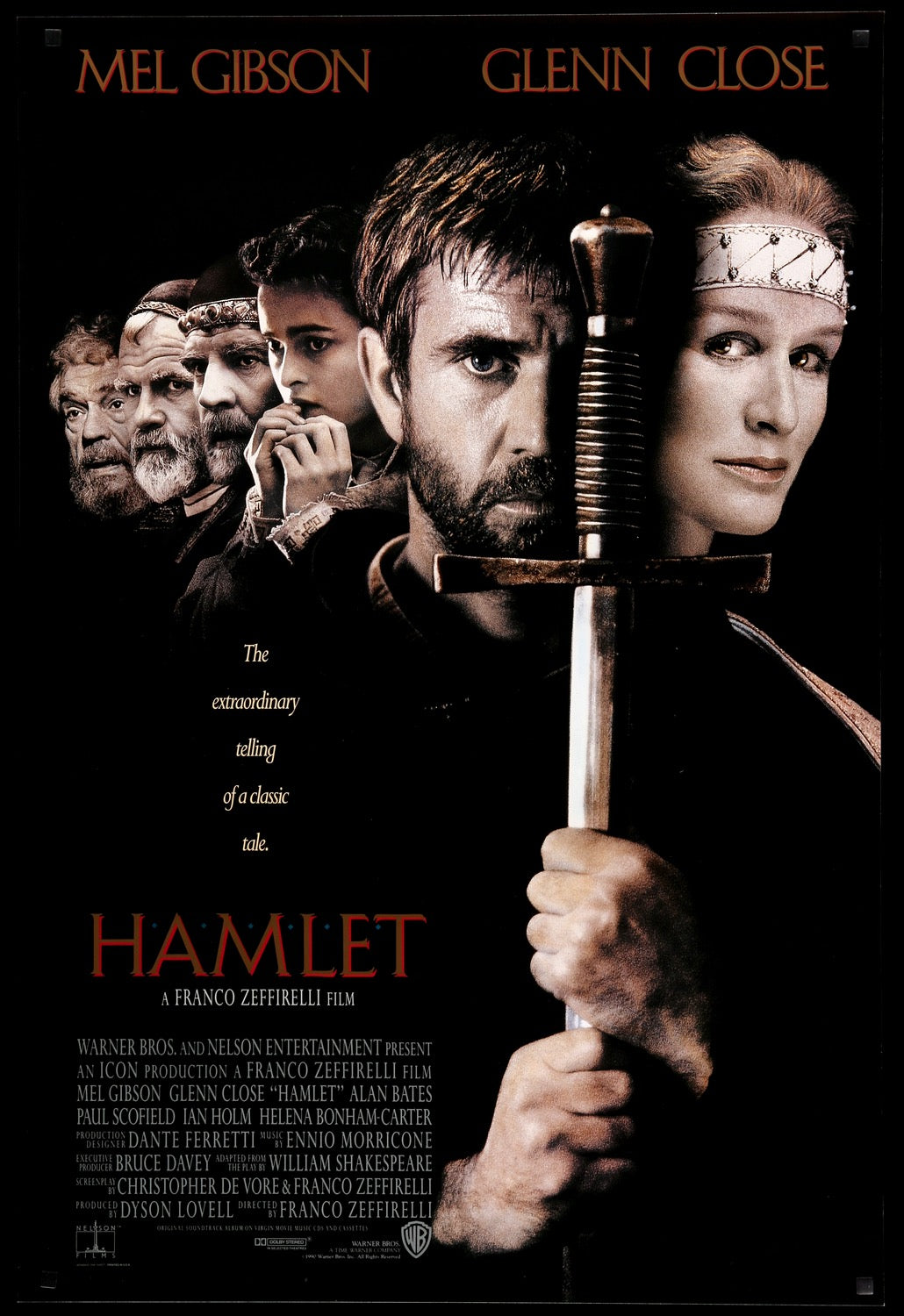 Hamlet (1990) original movie poster for sale at Originalfilmart
