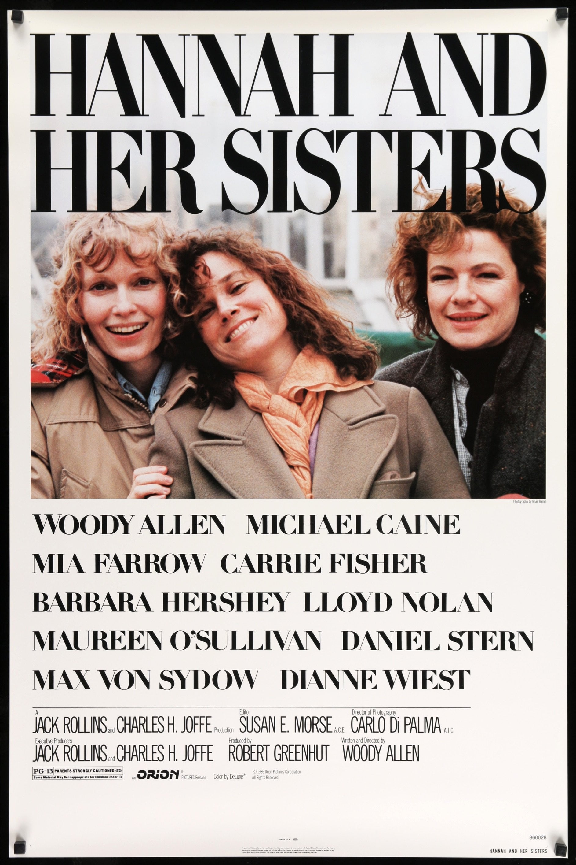 Hannah and Her Sisters (1986) original movie poster for sale at Originalfilmart