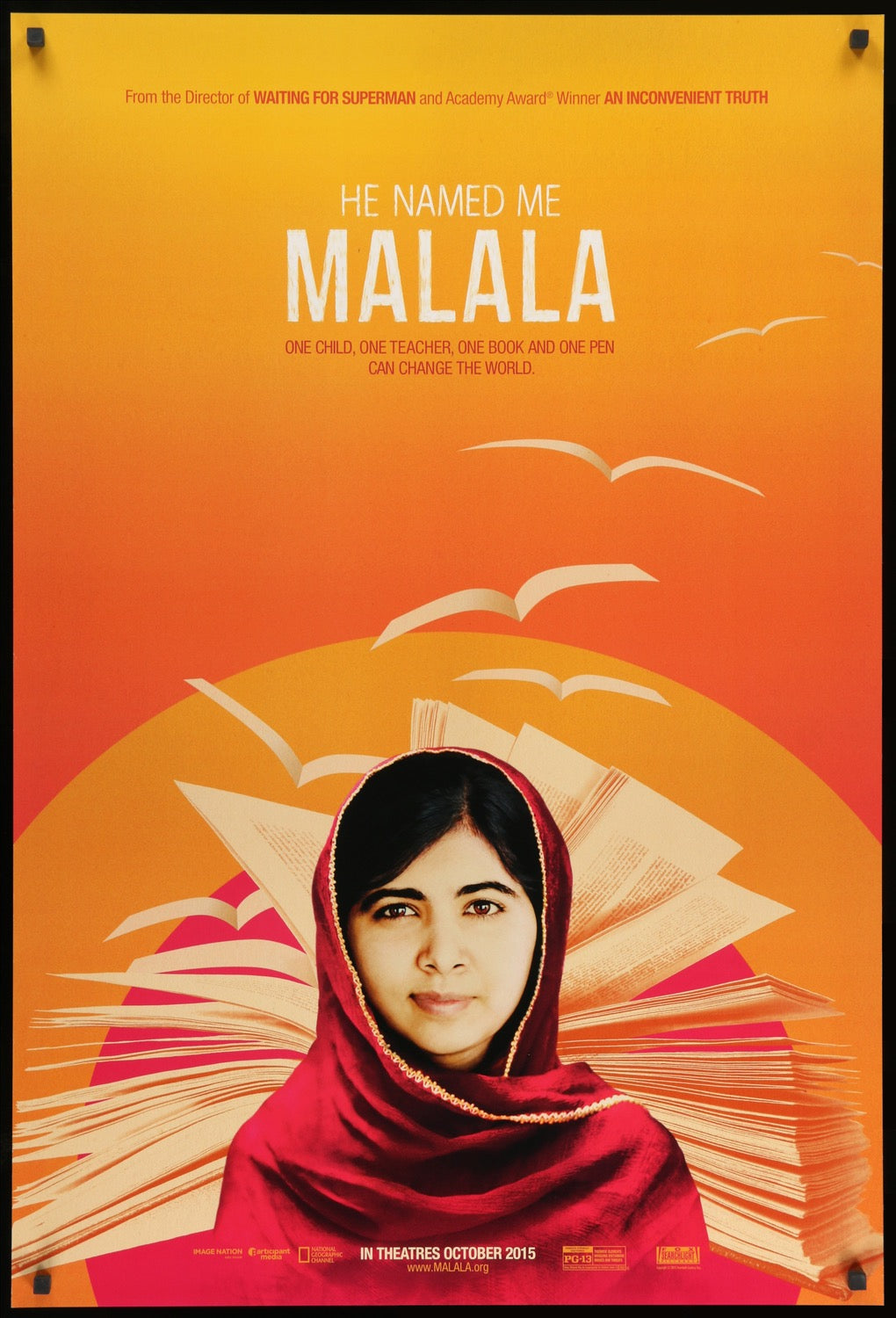 He Named Me Malala (2015) original movie poster for sale at Originalfilmart