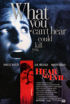 Hear No Evil (1993) original movie poster for sale at Originalfilmart