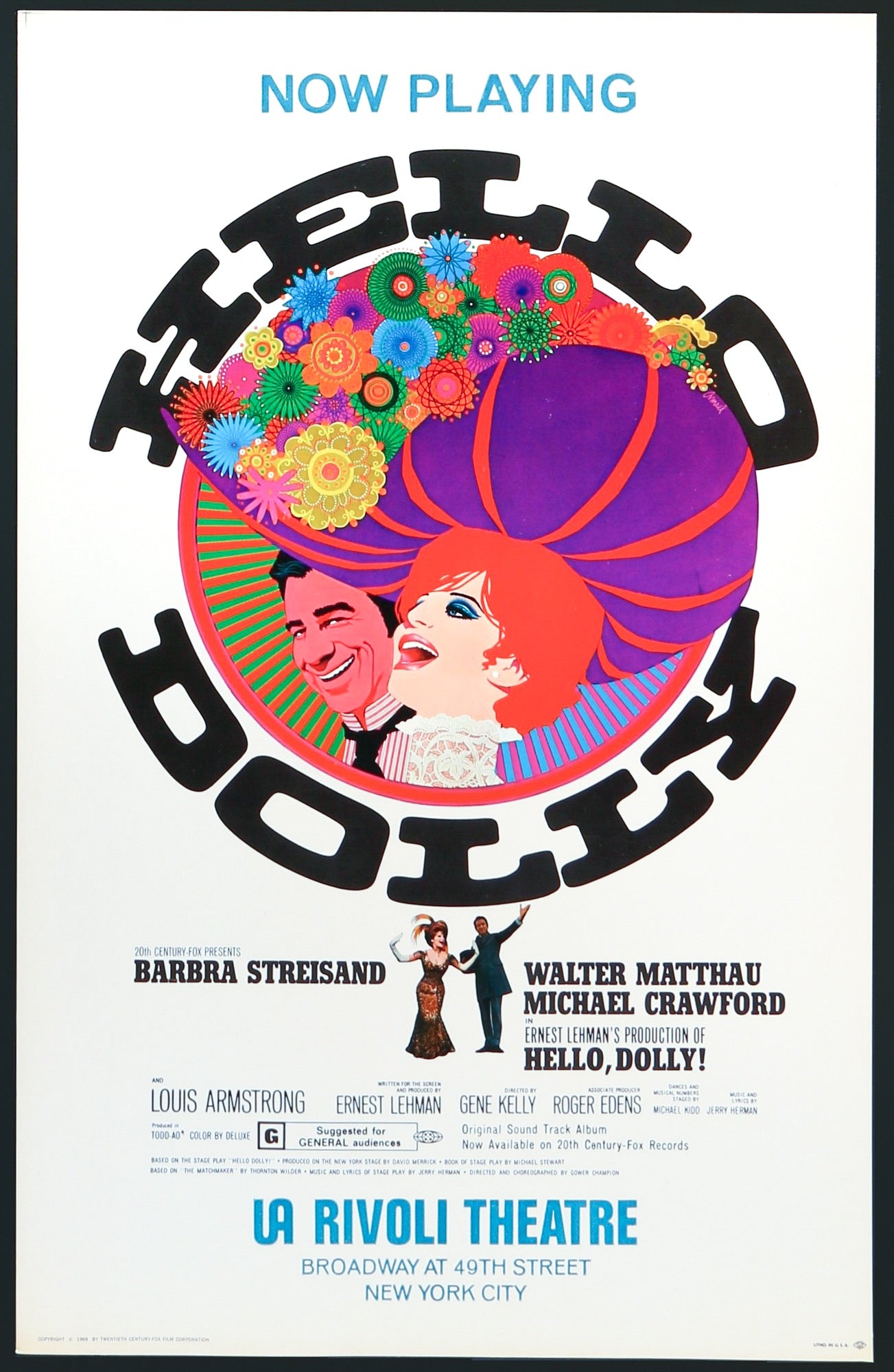 Hello, Dolly! (1969) original movie poster for sale at Originalfilmart