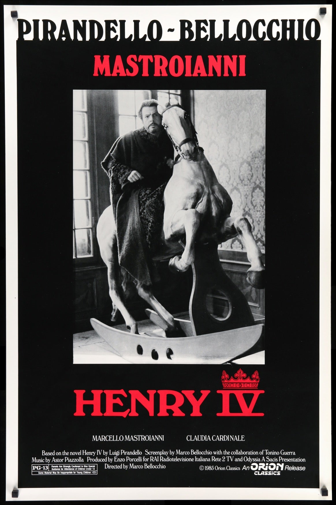 Henry IV (1984) original movie poster for sale at Originalfilmart