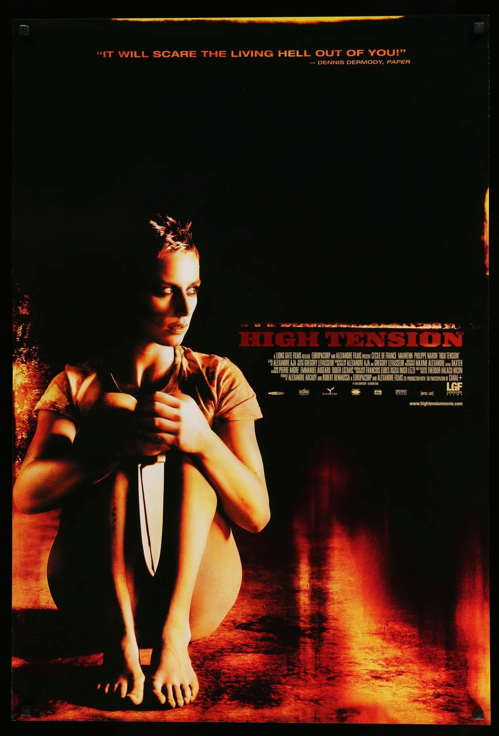 High Tension (2003) original movie poster for sale at Originalfilmart