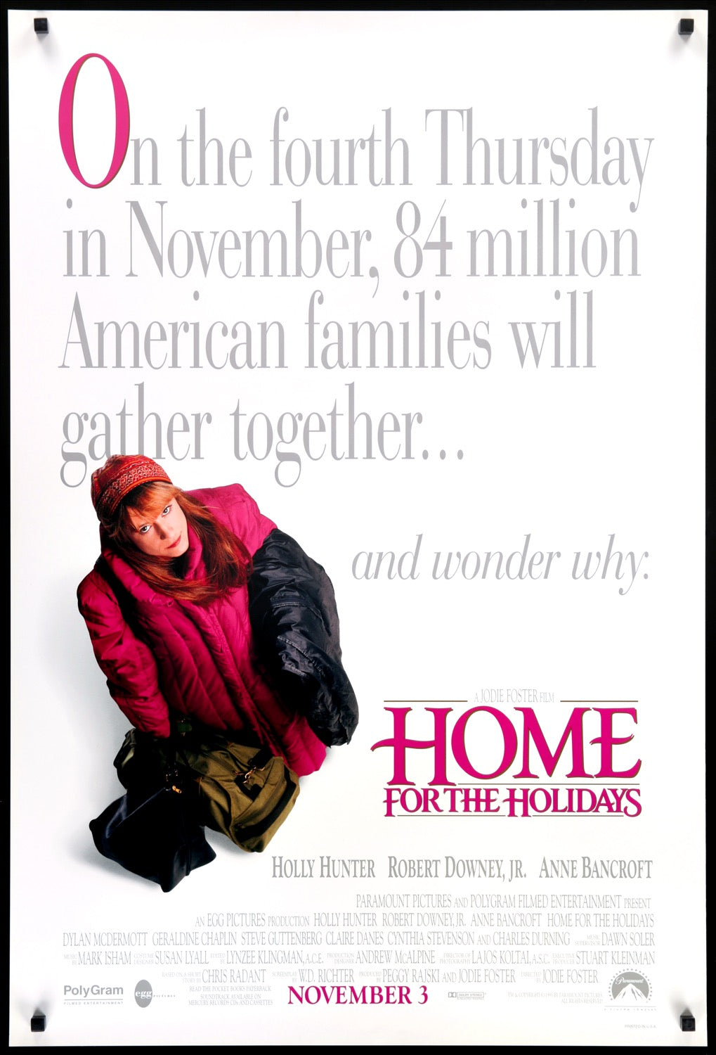 Home For The Holidays (1995) original movie poster for sale at Originalfilmart