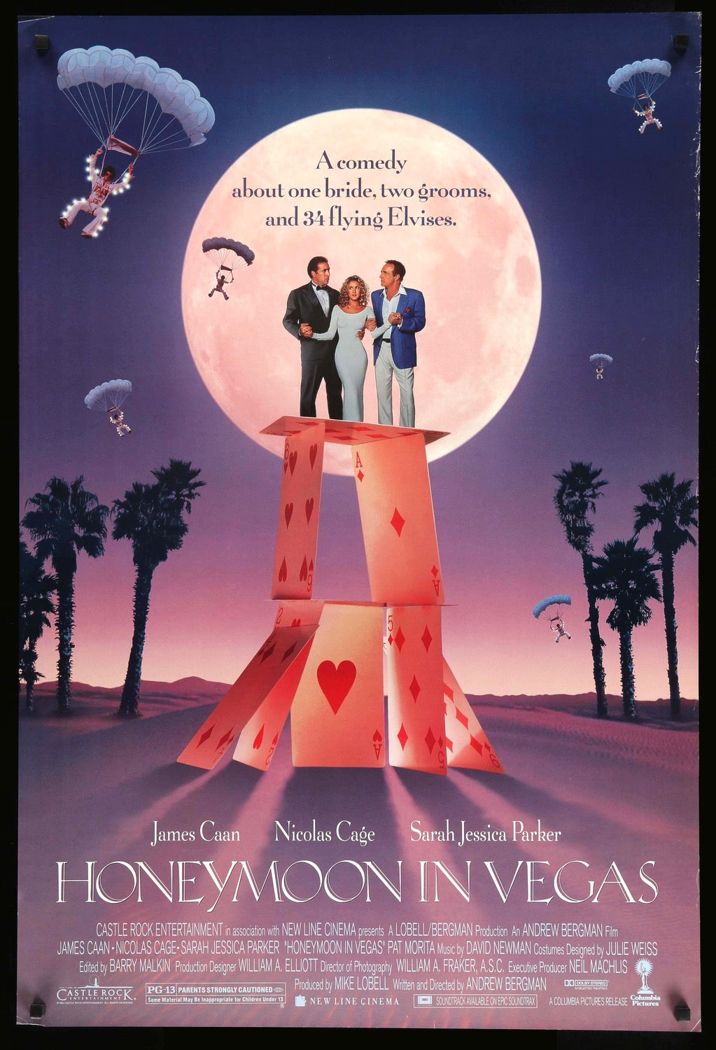 Honeymoon in Vegas (1992) original movie poster for sale at Originalfilmart