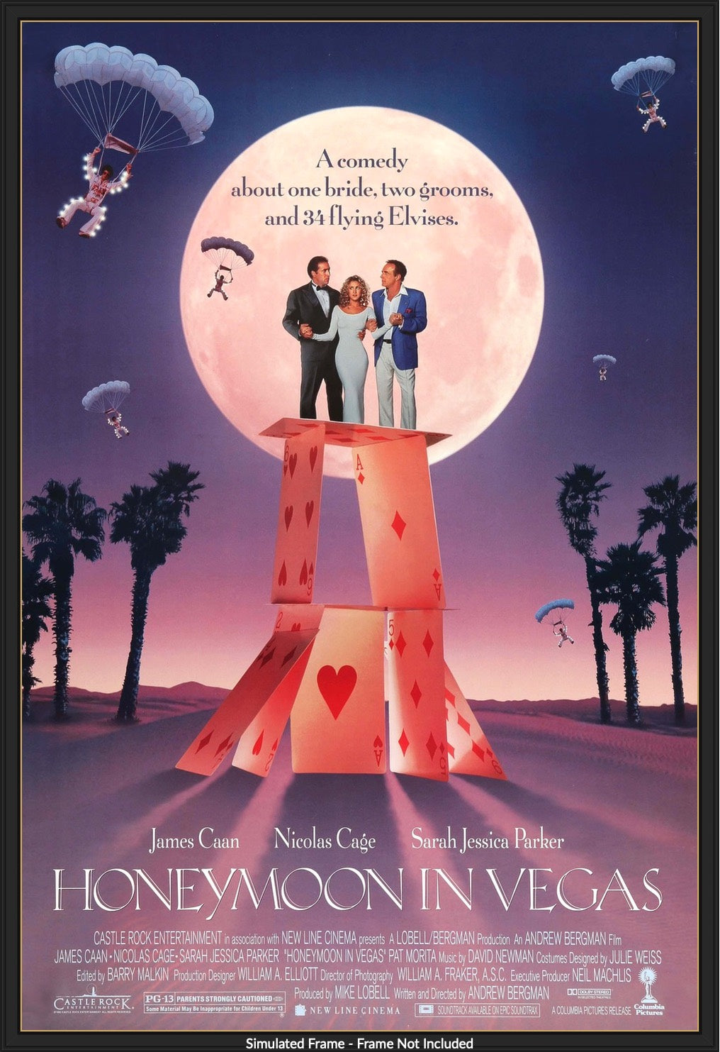 Honeymoon in Vegas (1992) original movie poster for sale at Originalfilmart