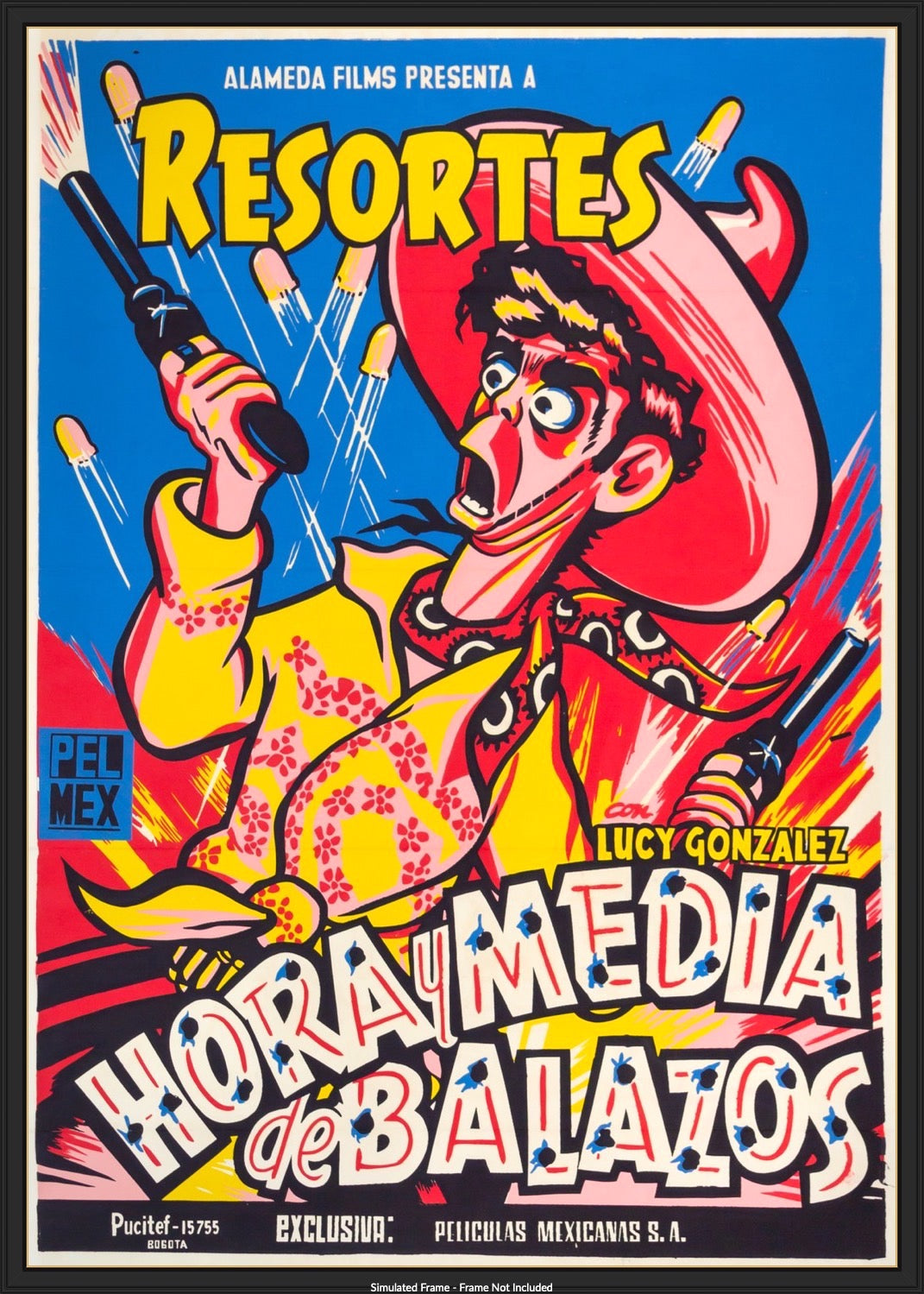 Hora y media de balazos (1957) original movie poster for sale at Originalfilmart