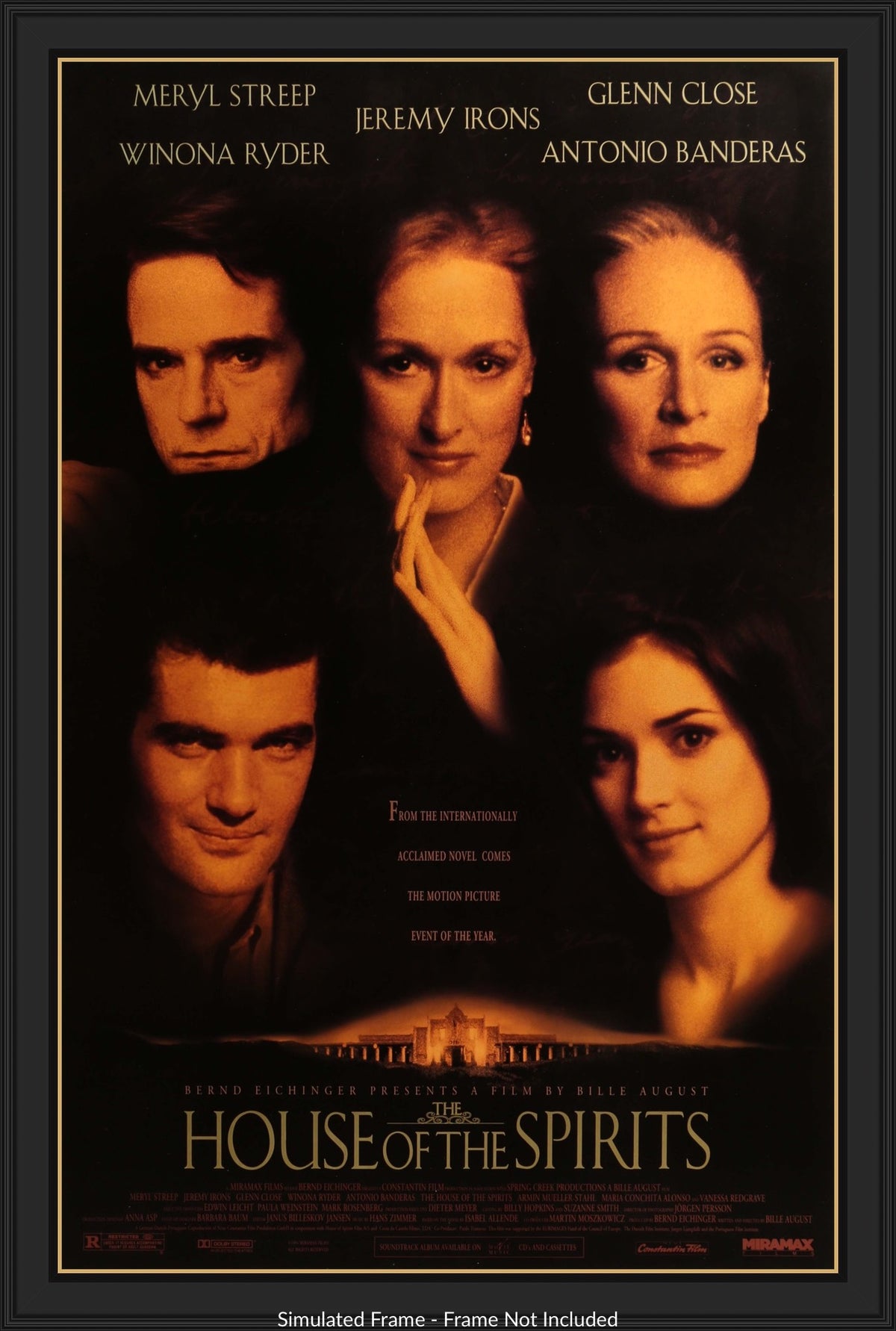 House of the Spirits (1993) original movie poster for sale at Originalfilmart