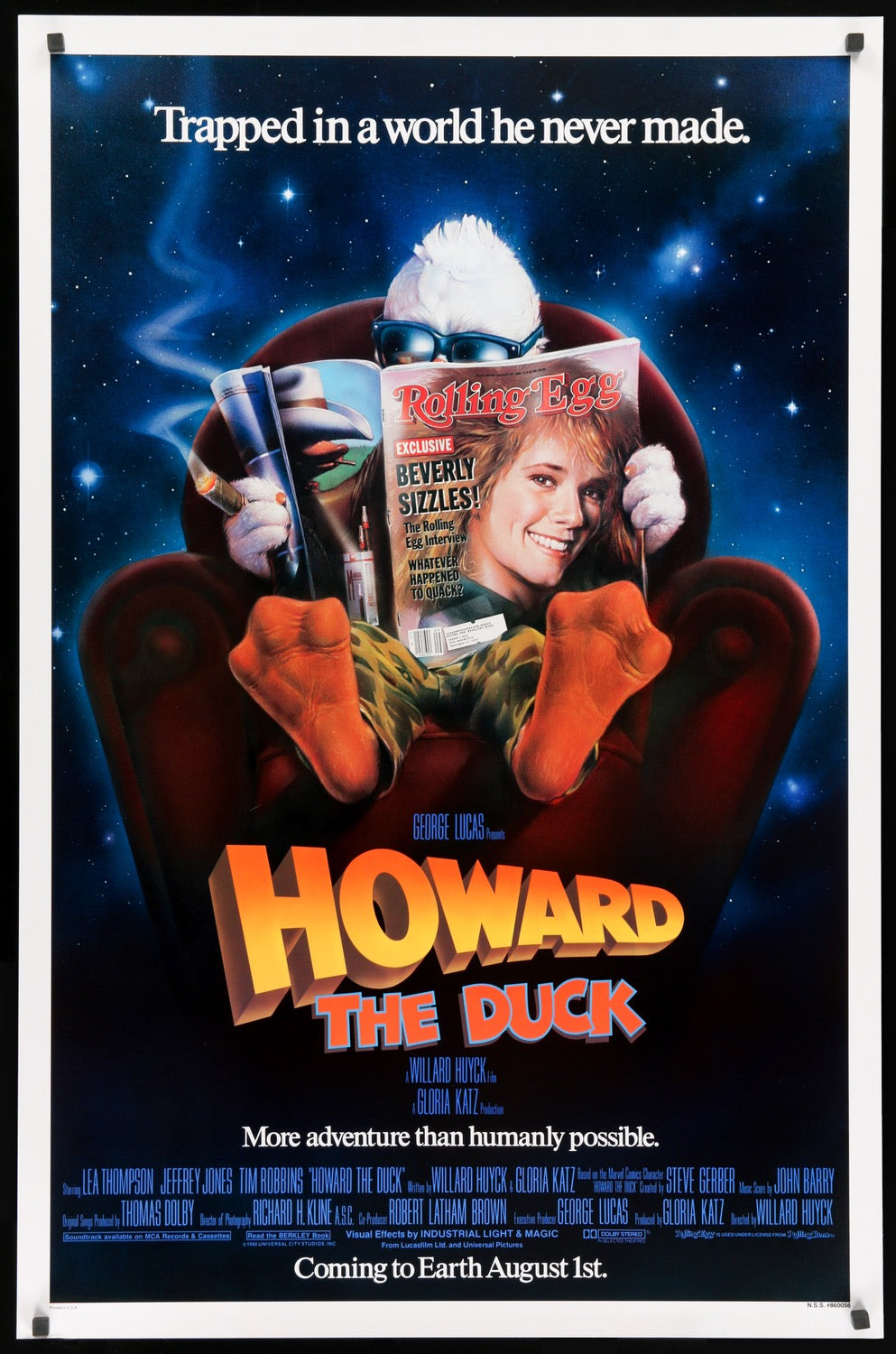 Howard the Duck (1986) original movie poster for sale at Originalfilmart