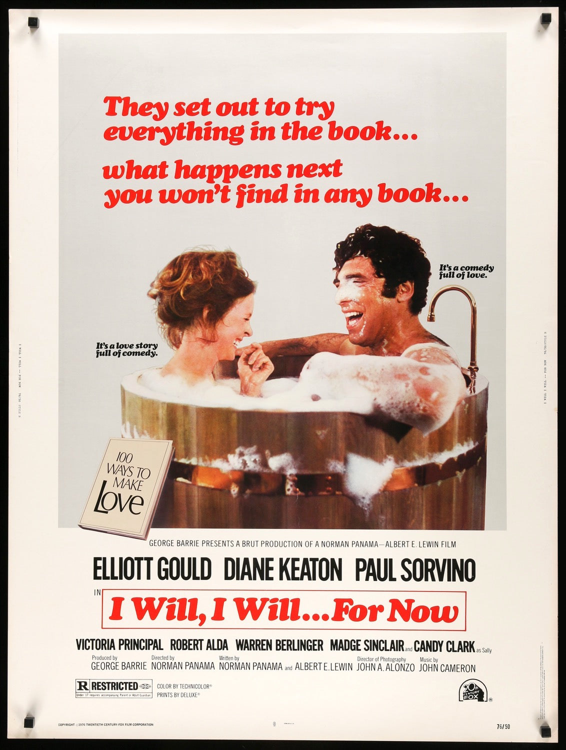I Will, I Will... For Now (1976) original movie poster for sale at Originalfilmart