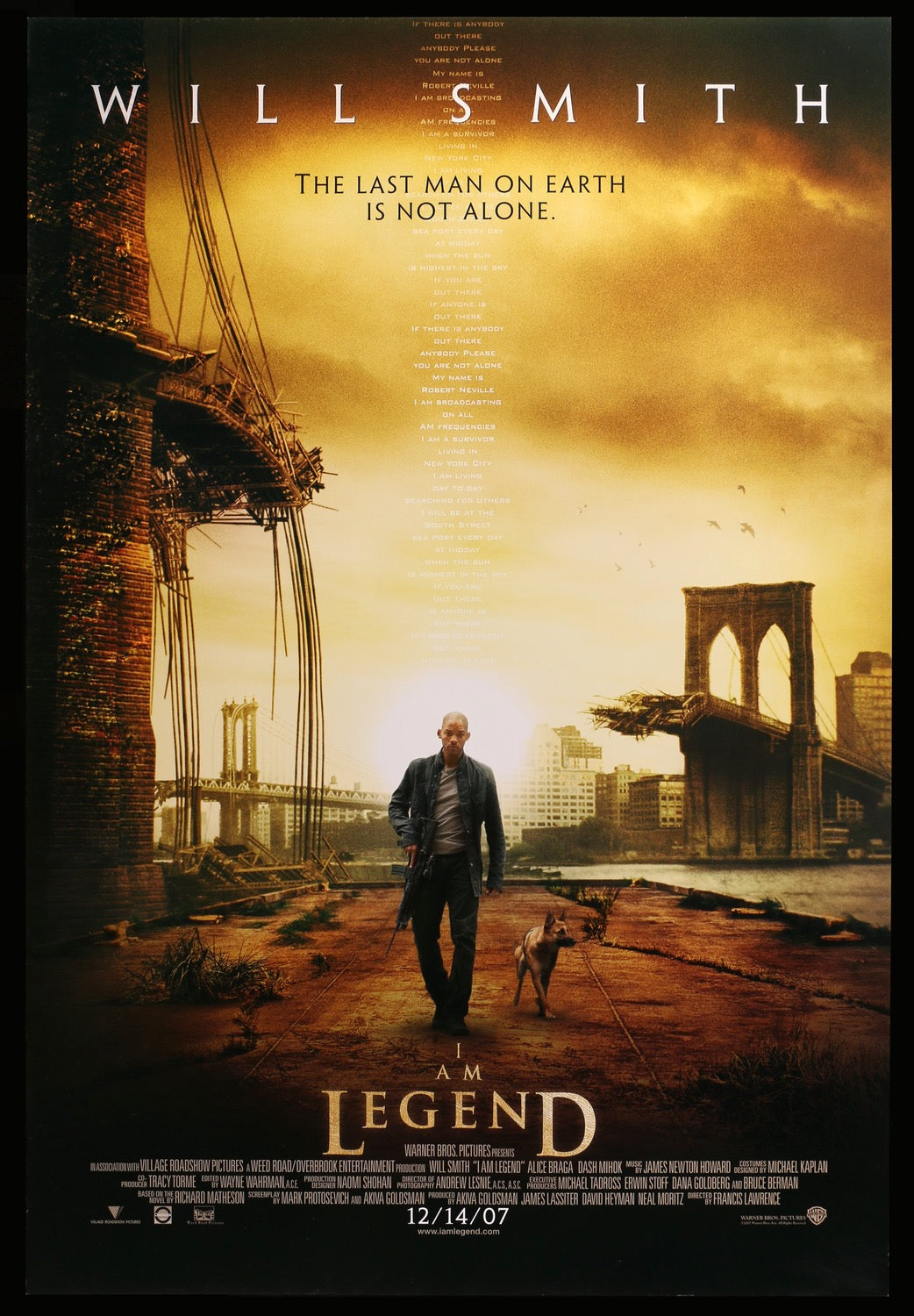 I Am Legend (2007) original movie poster for sale at Originalfilmart