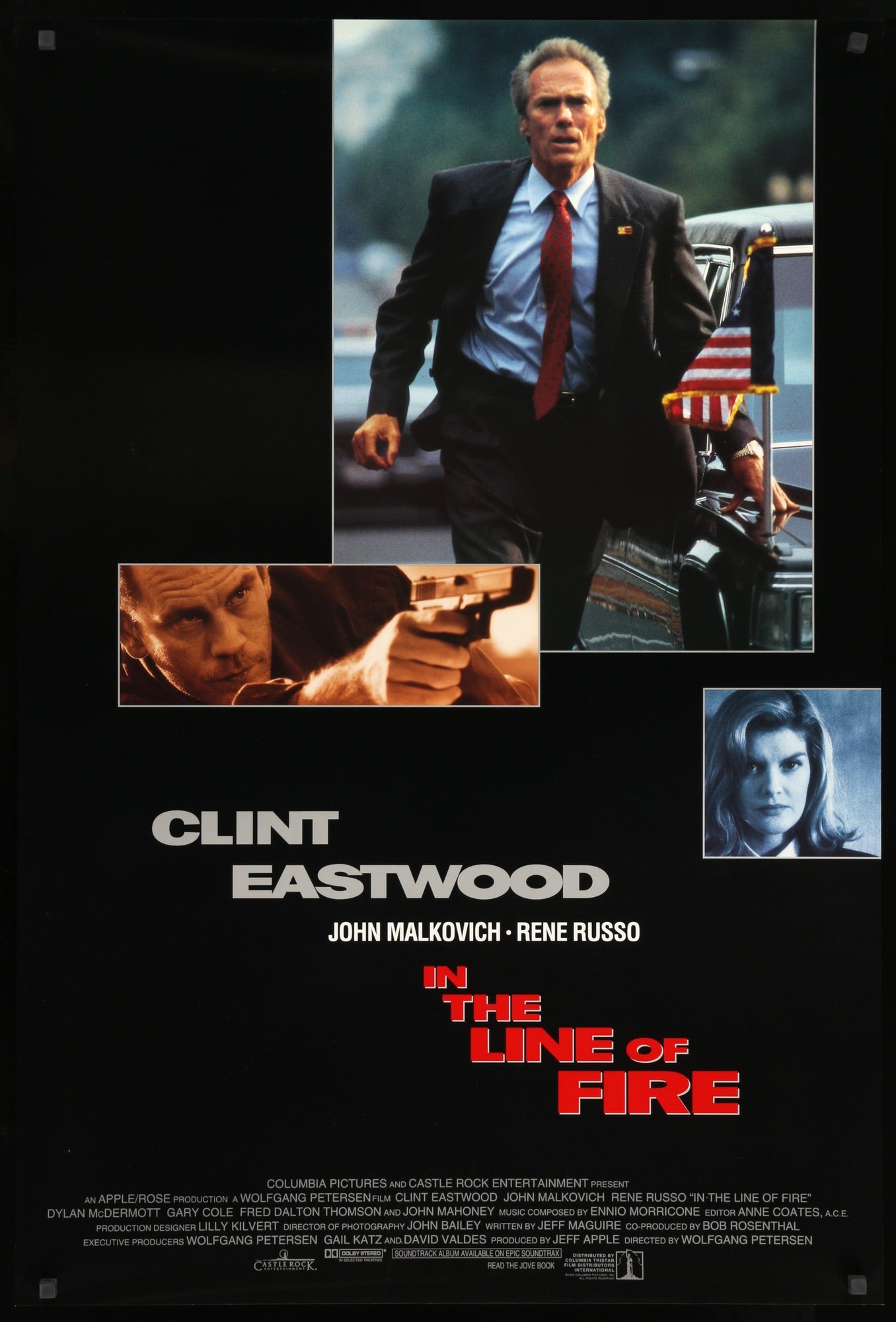 In the Line of Fire (1993) original movie poster for sale at Originalfilmart