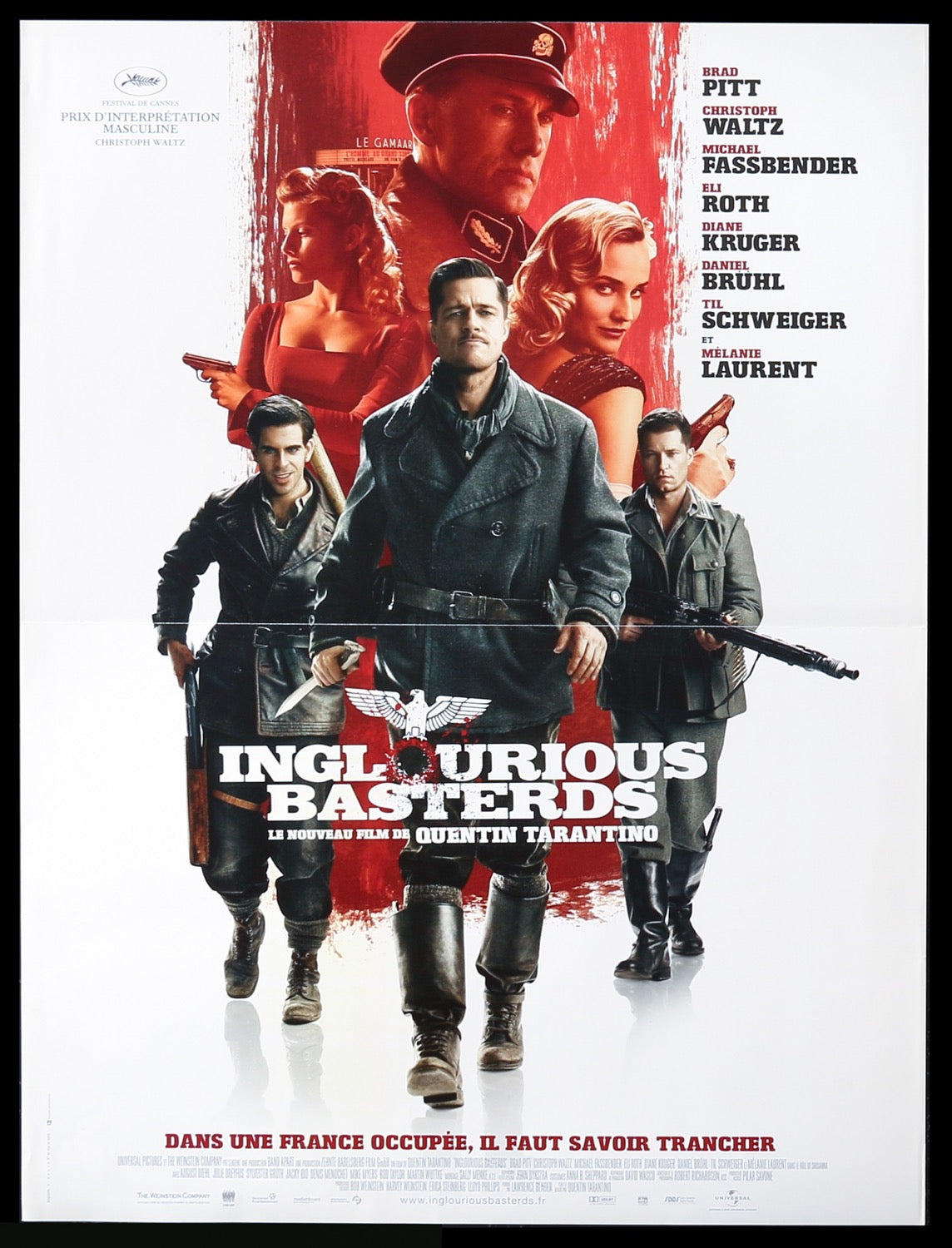 Inglourious Basterds (2009) original movie poster for sale at Originalfilmart
