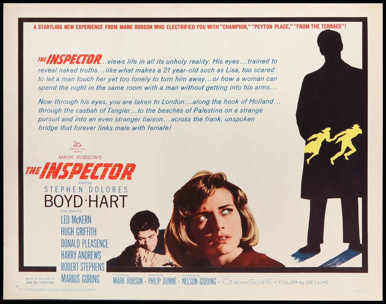 Inspector (1962) original movie poster for sale at Originalfilmart