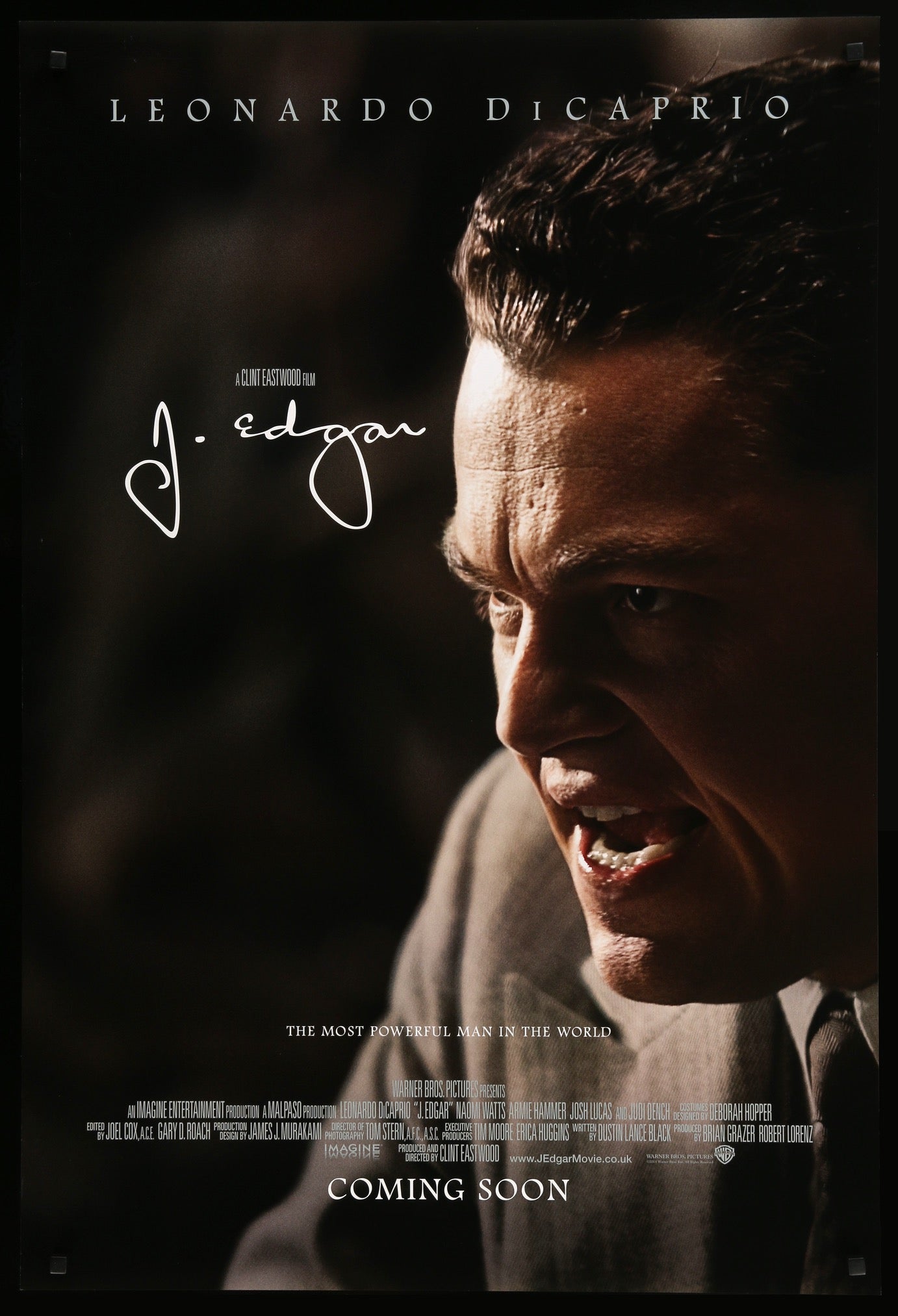 J. Edgar (2011) original movie poster for sale at Originalfilmart