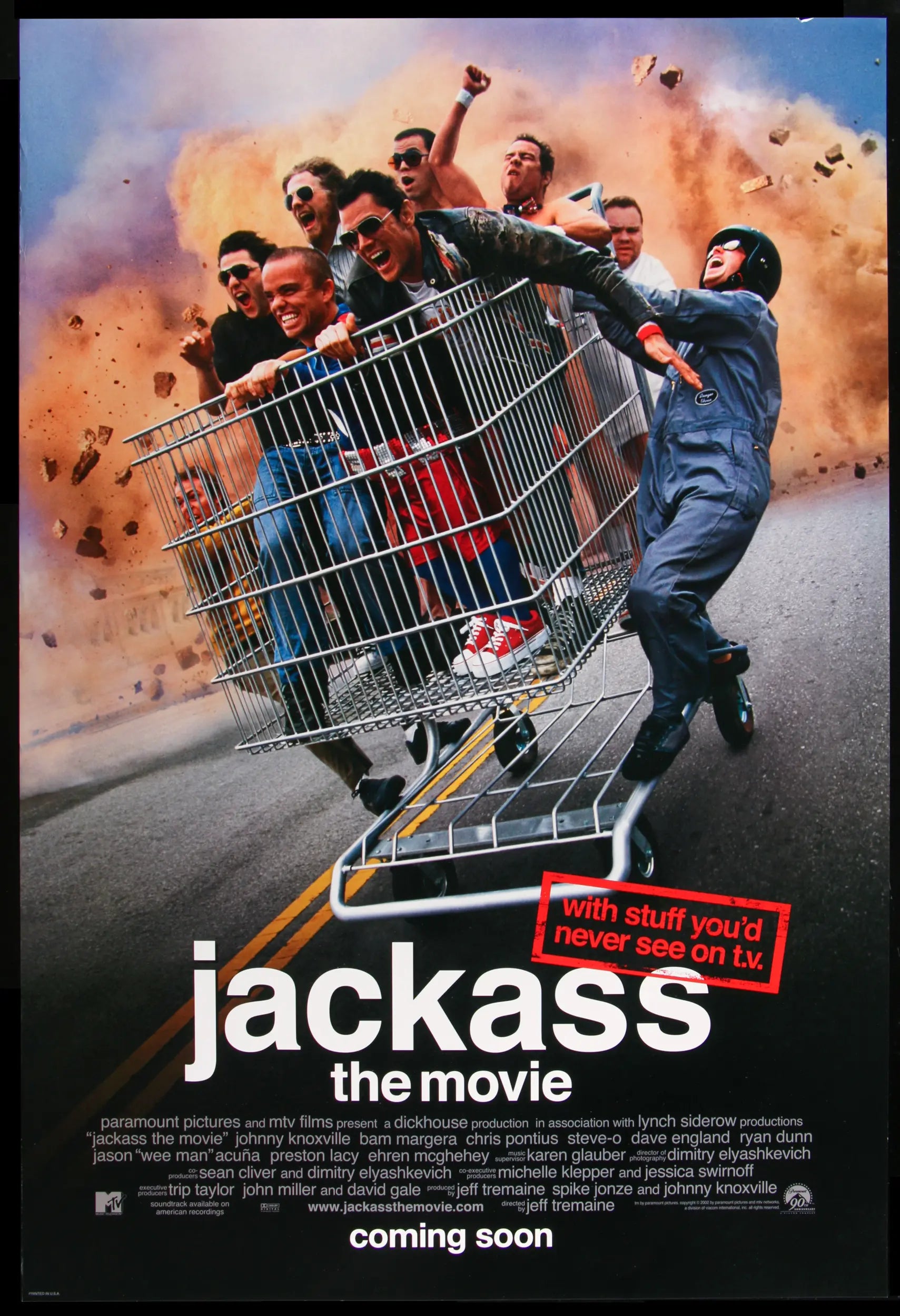 Jackass - The Movie (2002) original movie poster for sale at Originalfilmart