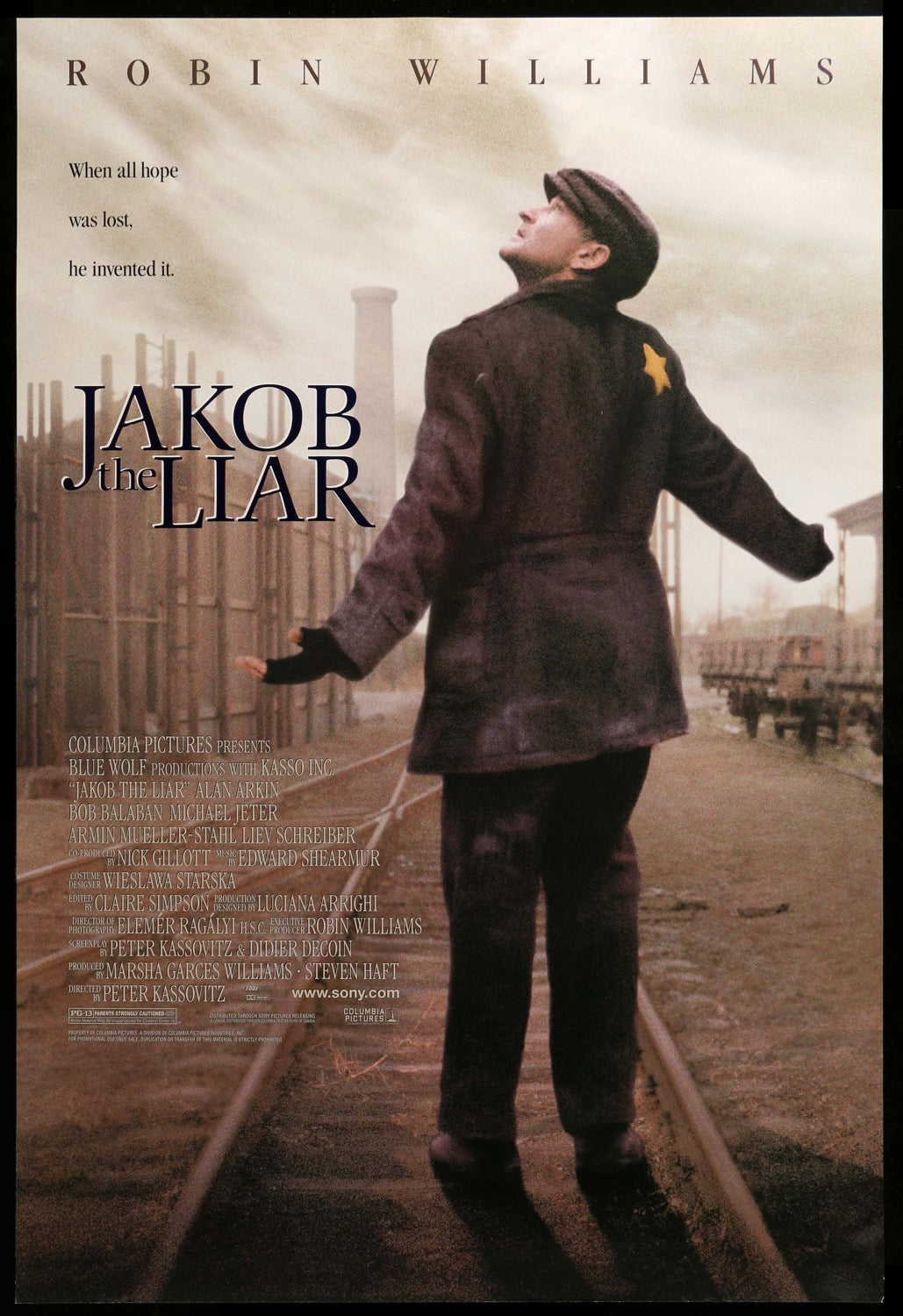 Jakob the Liar (1999) original movie poster for sale at Originalfilmart
