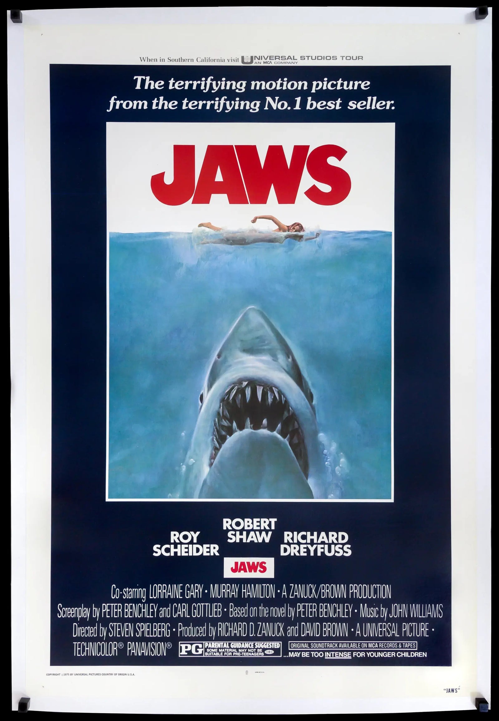 Jaws (1975) original movie poster for sale at Originalfilmart