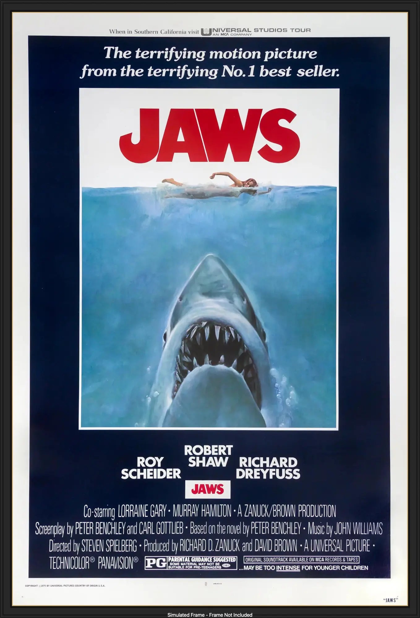 Jaws (1975) original movie poster for sale at Originalfilmart