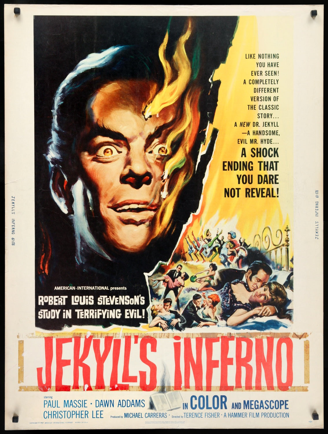 Two Faces of Dr. Jekyll (1960) original movie poster for sale at Originalfilmart