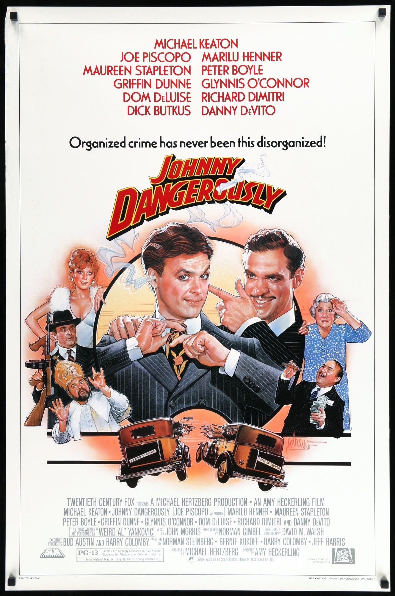 Johnny Dangerously (1984) original movie poster for sale at Originalfilmart