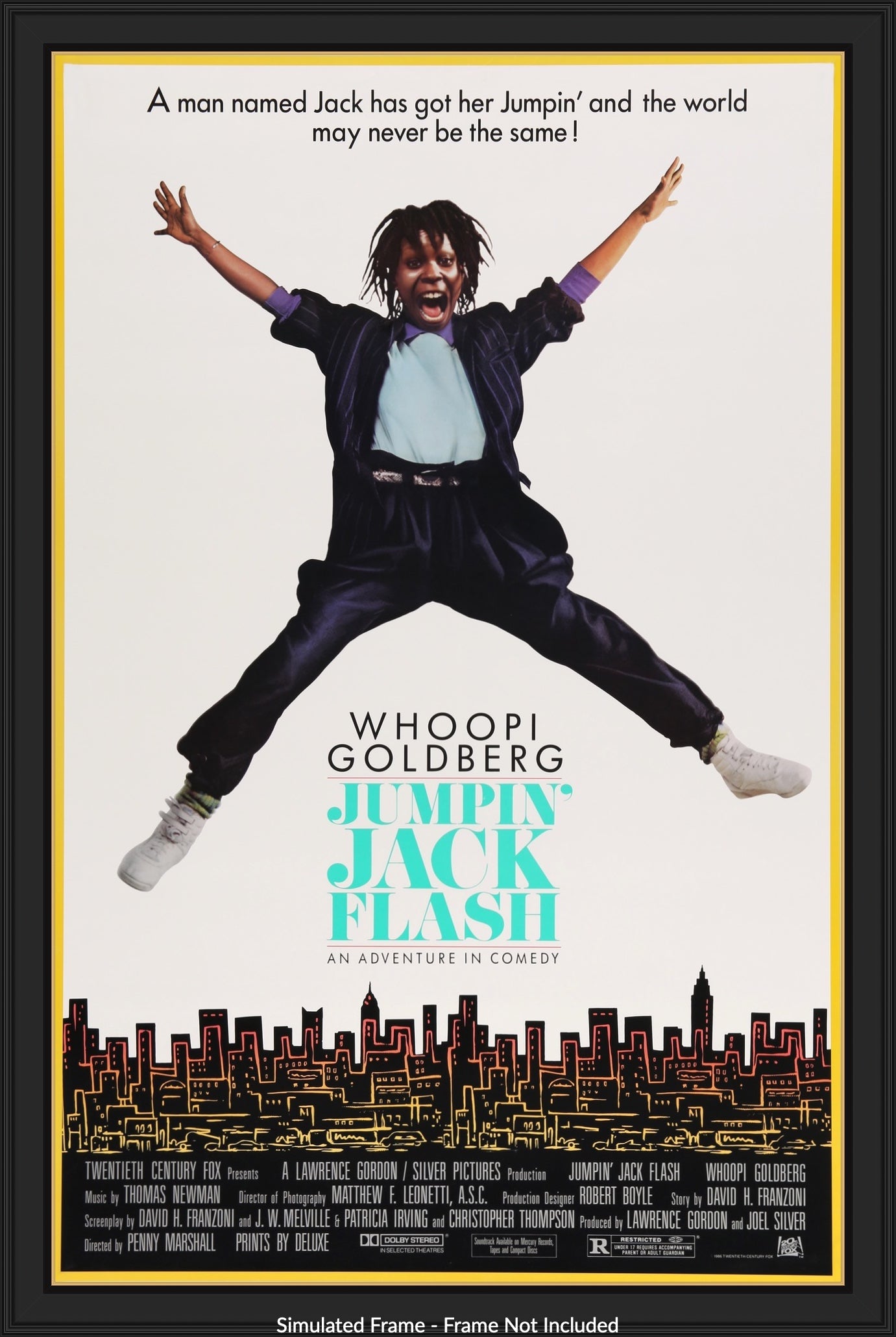 Jumpin' Jack Flash (1986) original movie poster for sale at Originalfilmart