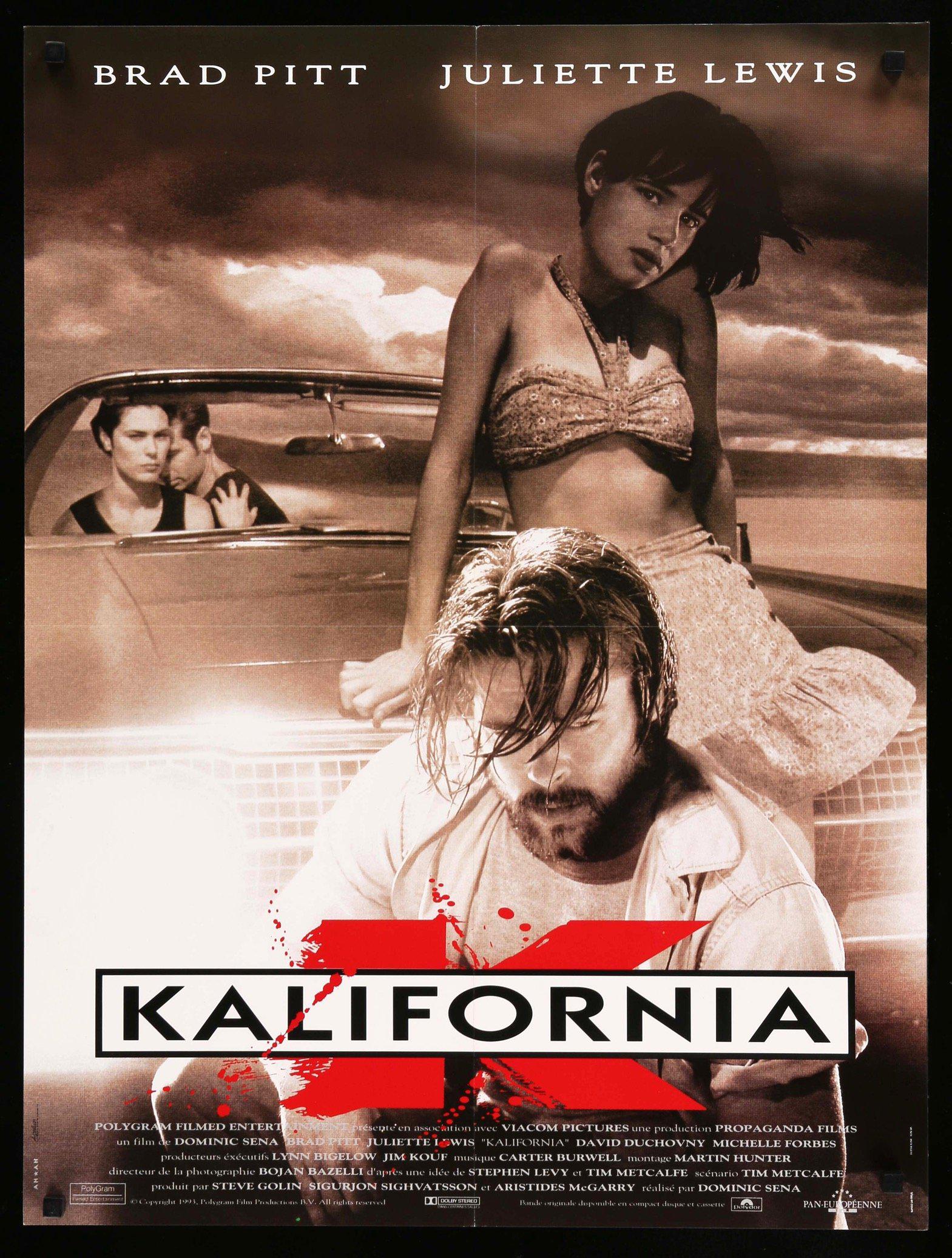 Kalifornia (1993) original movie poster for sale at Originalfilmart