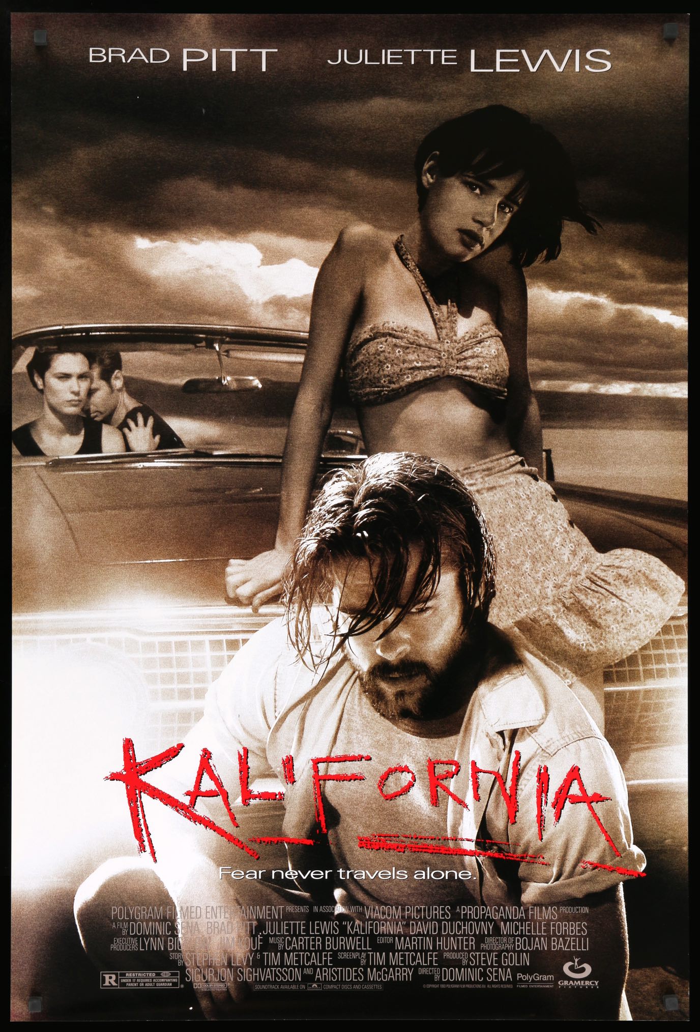 Kalifornia (1993) original movie poster for sale at Originalfilmart