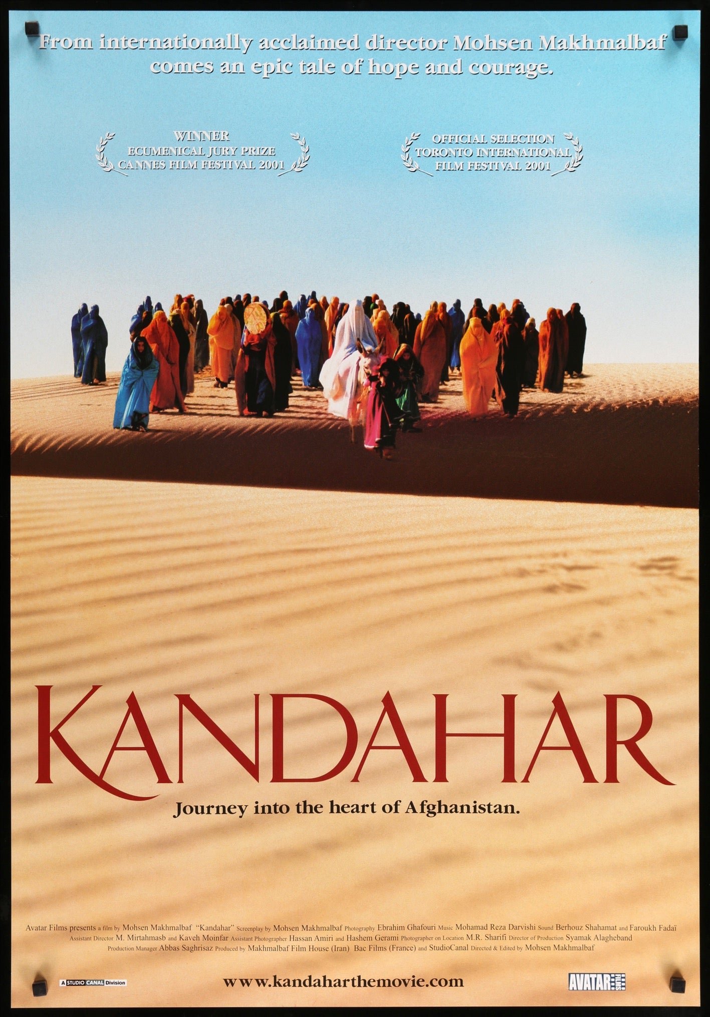 Kandahar (2001) original movie poster for sale at Originalfilmart