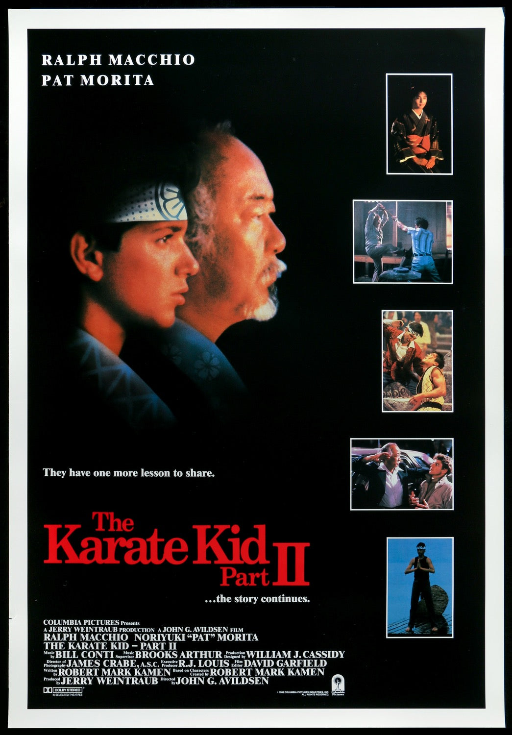 Karate Kid Part II (1986) original movie poster for sale at Originalfilmart
