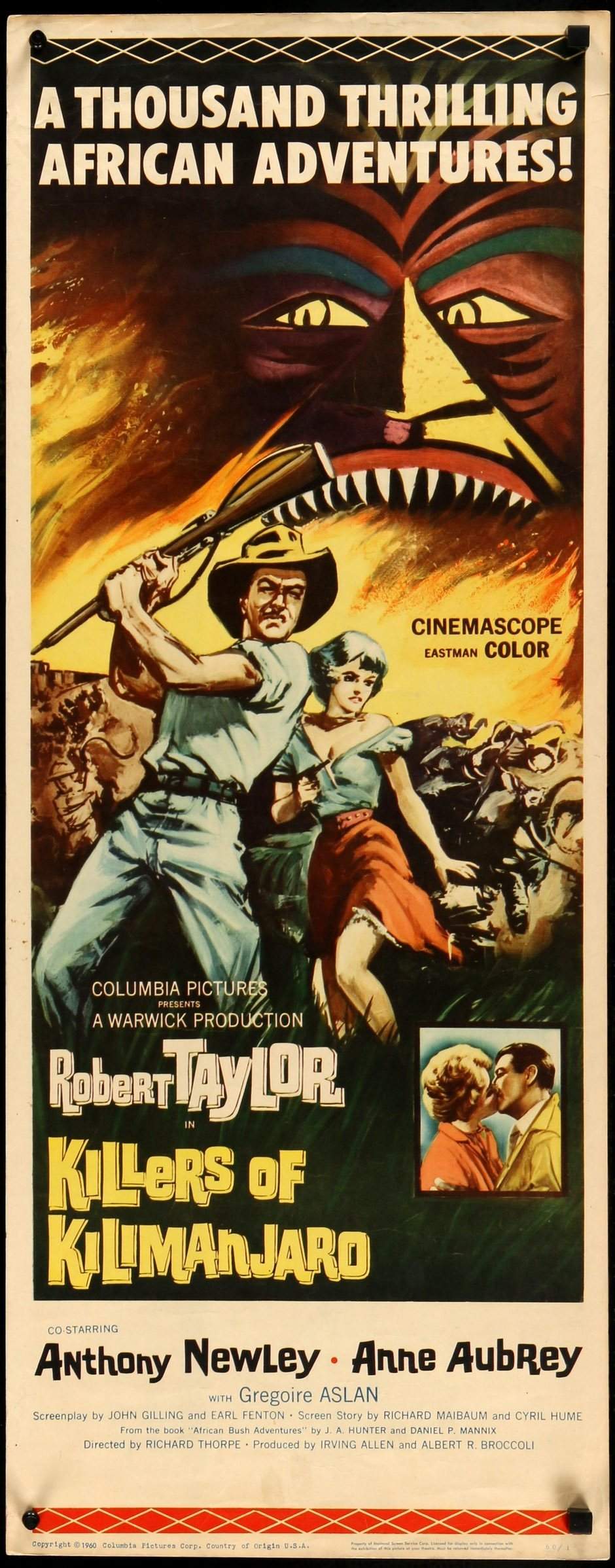 Killers of Kilimanjaro (1959) original movie poster for sale at Originalfilmart