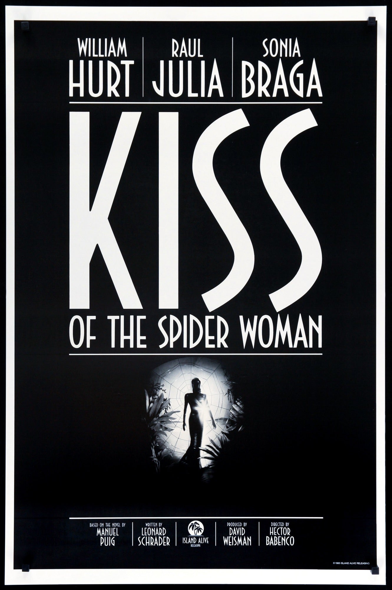 Kiss of the Spider Woman (1985) original movie poster for sale at Originalfilmart