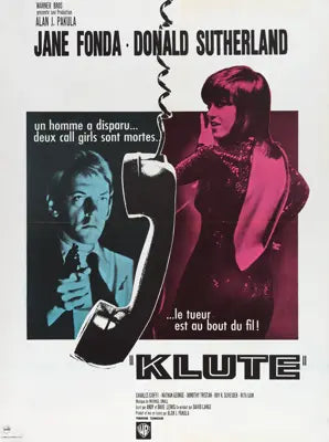 Klute (1971) original movie poster for sale at Originalfilmart