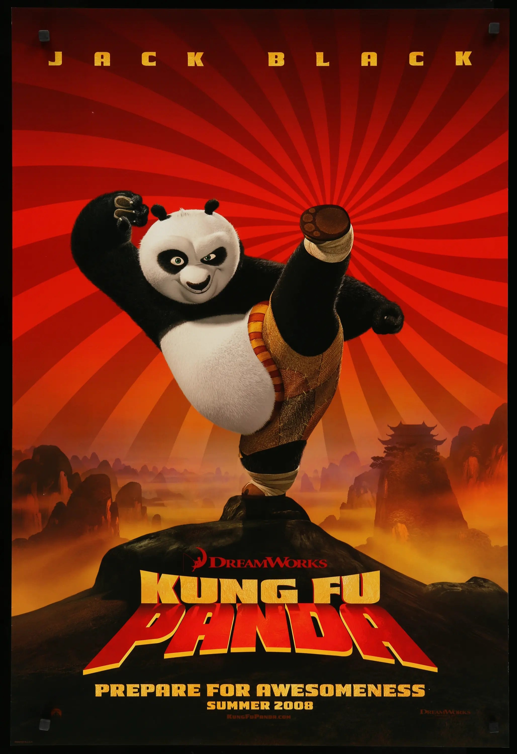 Kung Fu Panda (2008) original movie poster for sale at Originalfilmart
