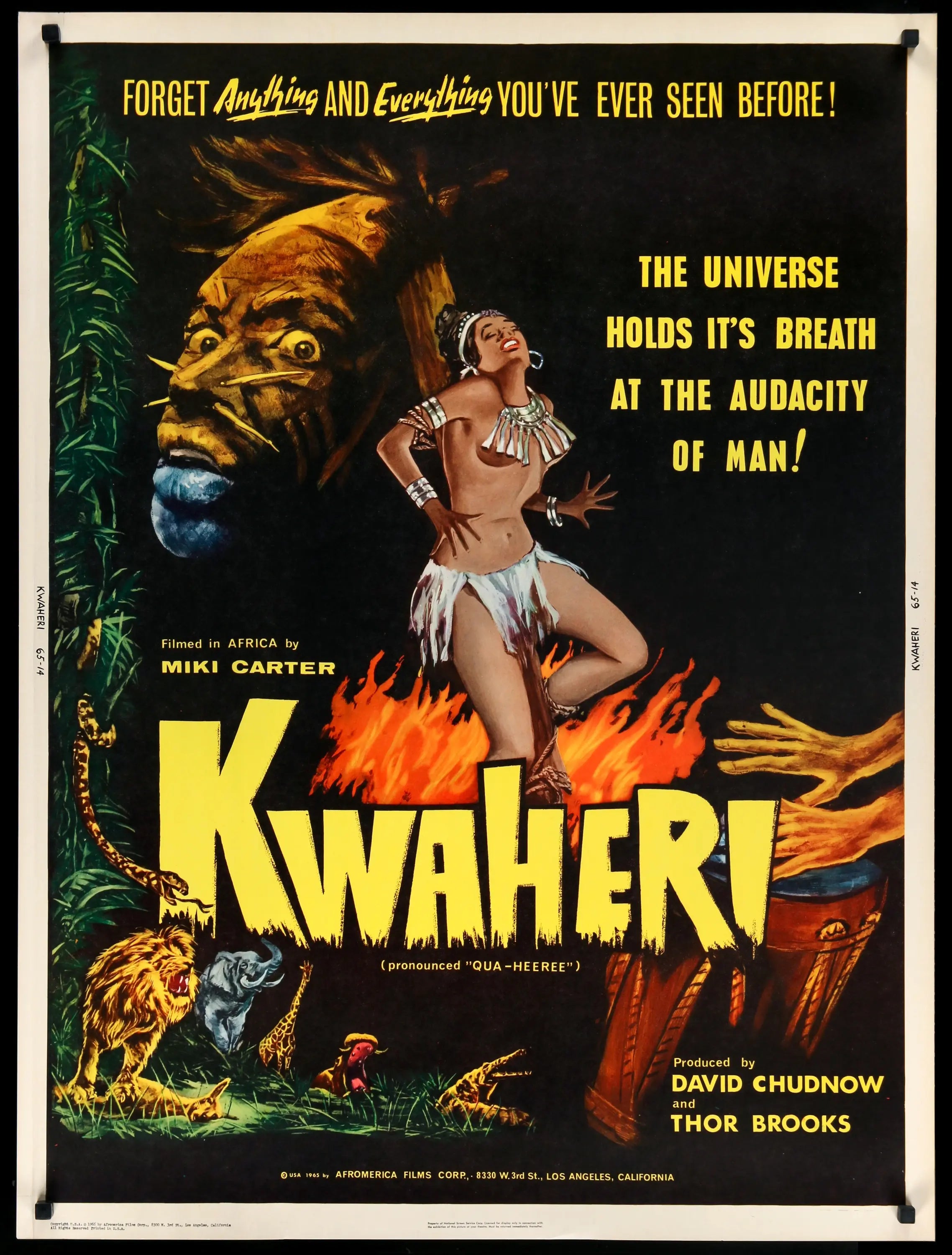 Kwaheri - Vanishing Africa (1965) original movie poster for sale at Originalfilmart