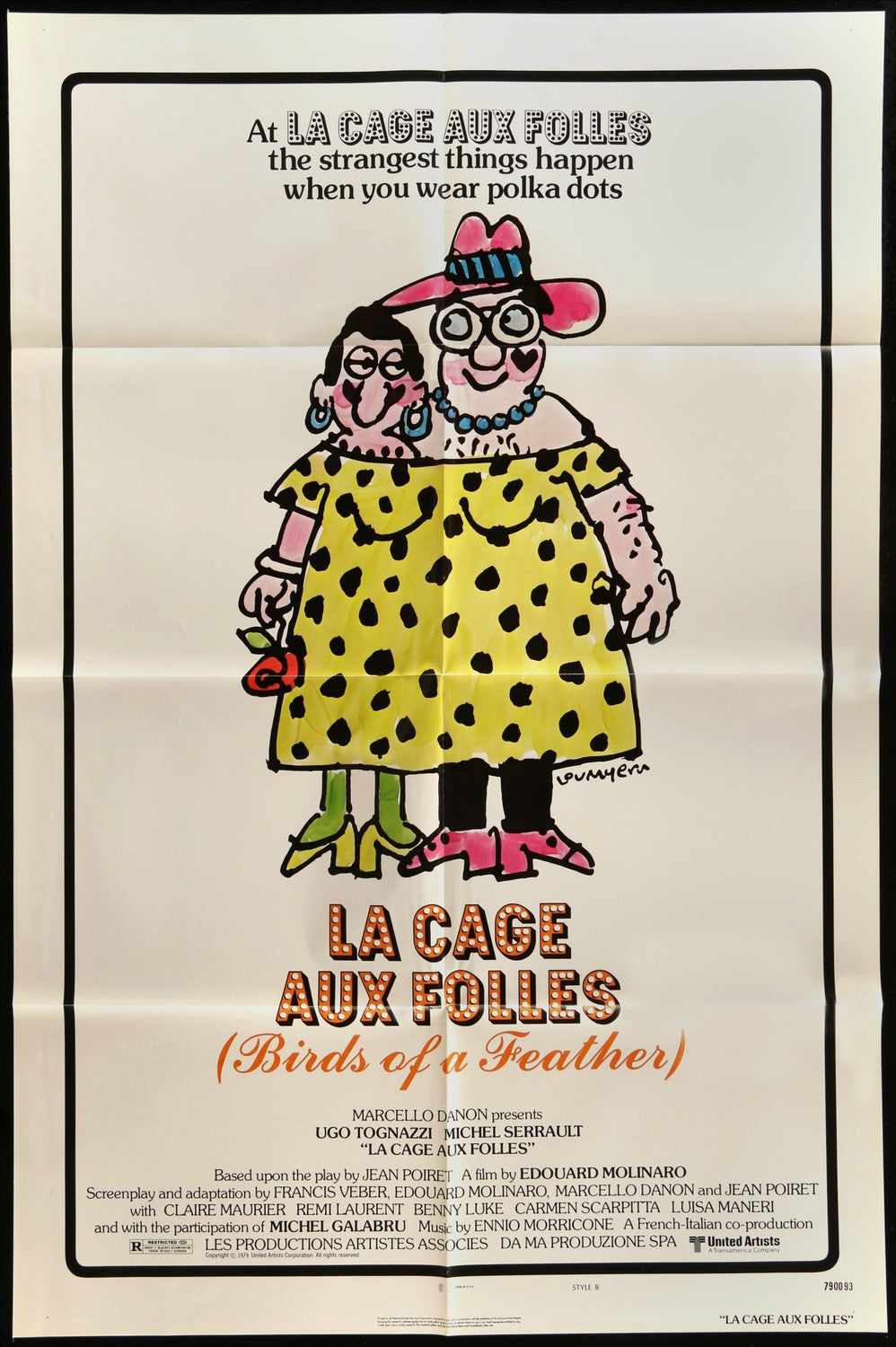 La Cage Aux Folles (1979) original movie poster for sale at Originalfilmart