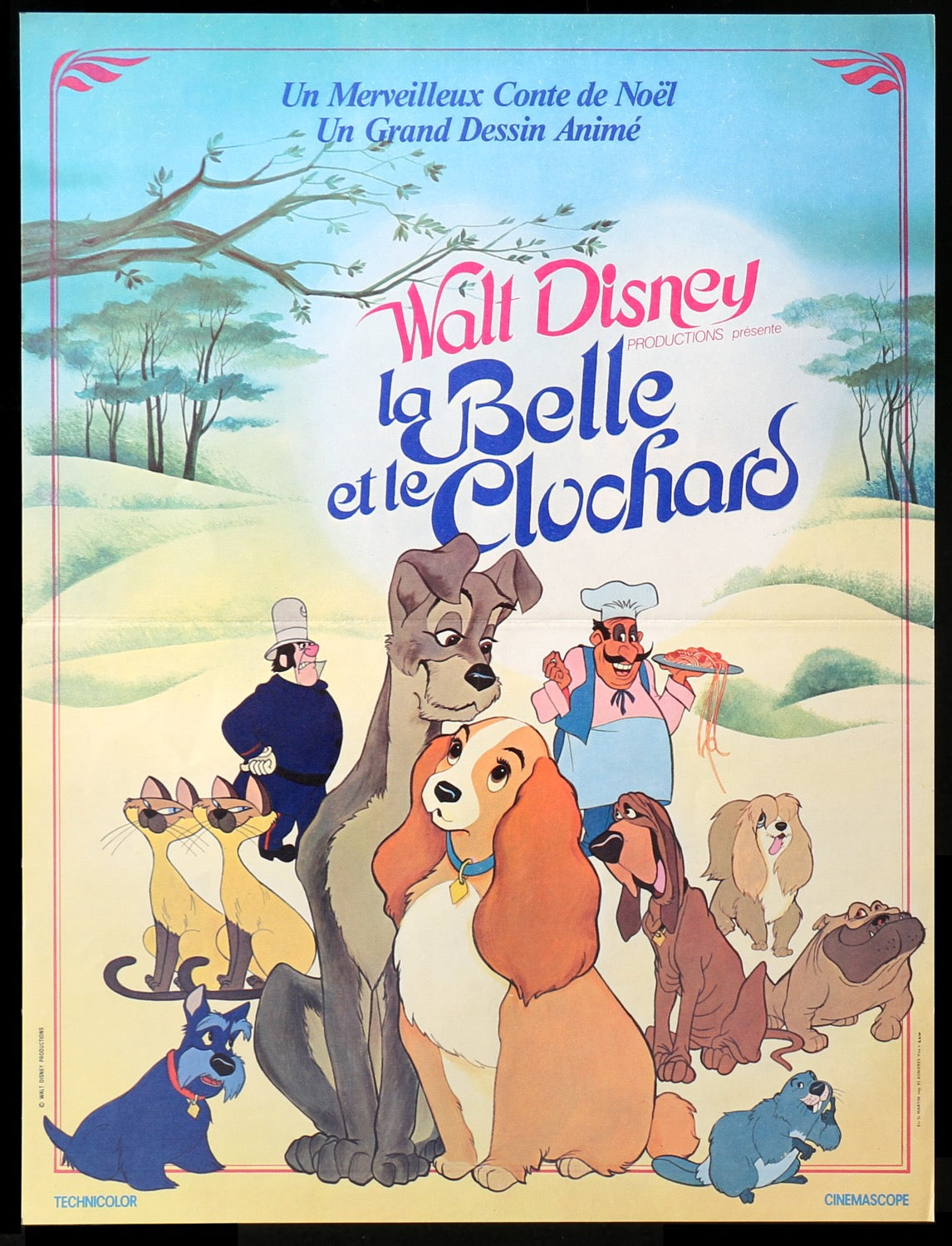 Lady and the Tramp (1955) original movie poster for sale at Originalfilmart