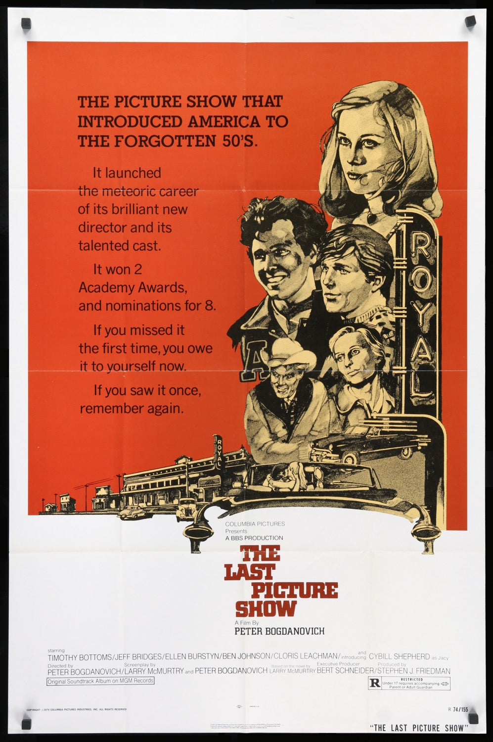 Last Picture Show (1971) original movie poster for sale at Originalfilmart