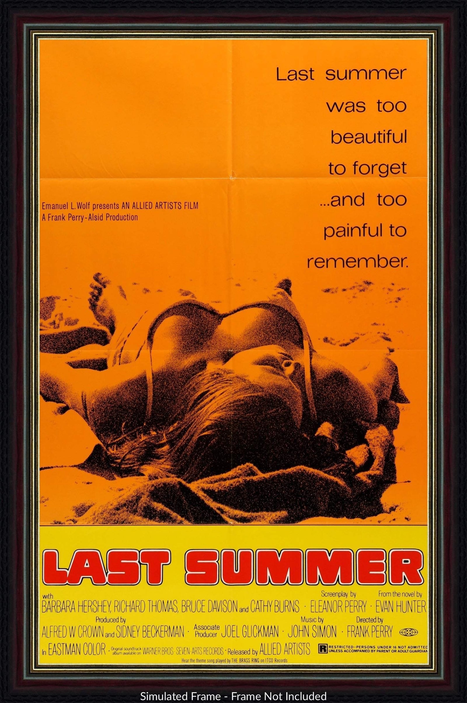 Last Summer (1969) original movie poster for sale at Originalfilmart