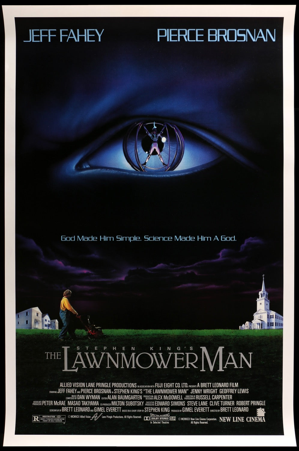 Lawnmower Man (1992) original movie poster for sale at Originalfilmart