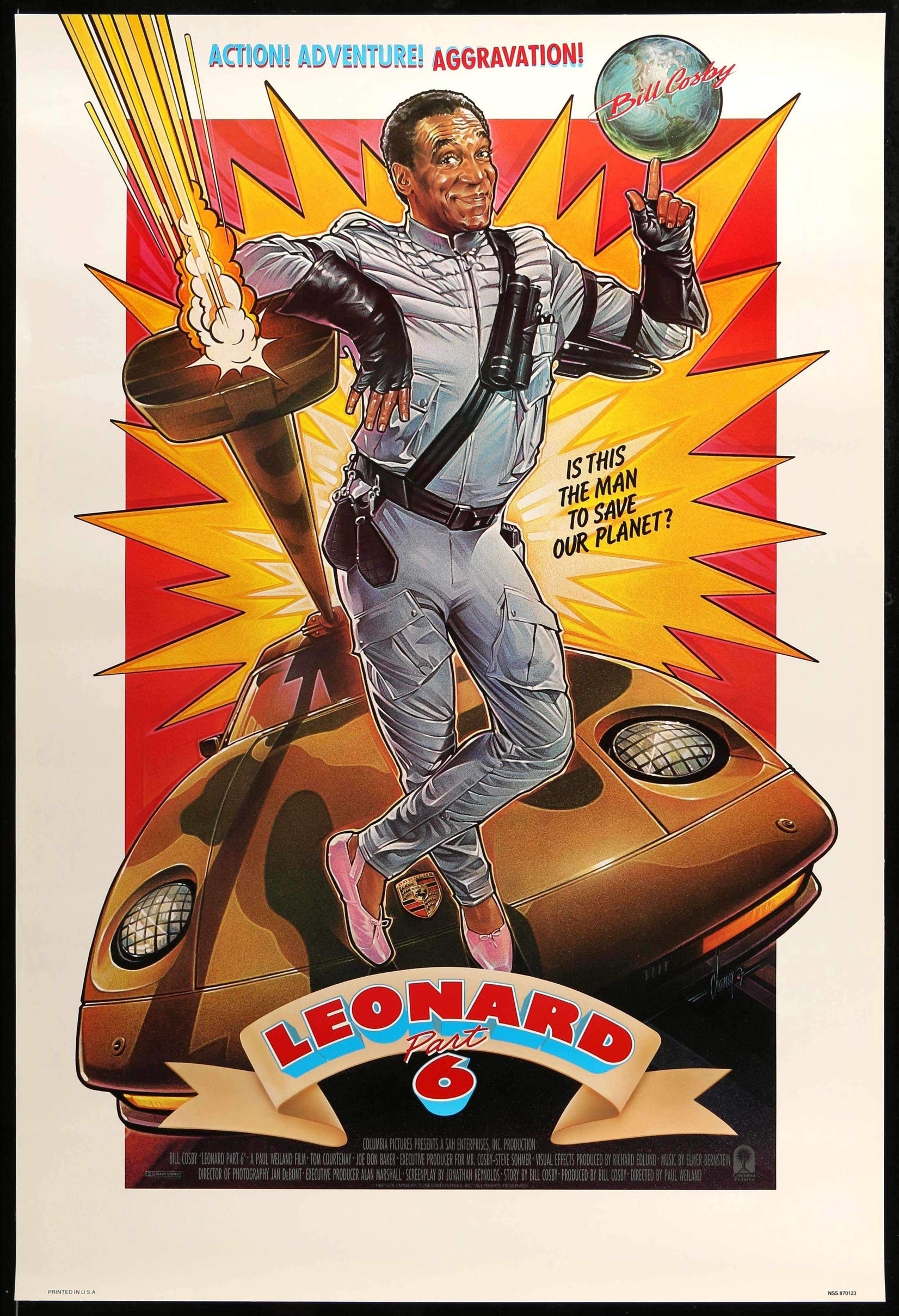 Leonard Part Six (1987) original movie poster for sale at Originalfilmart