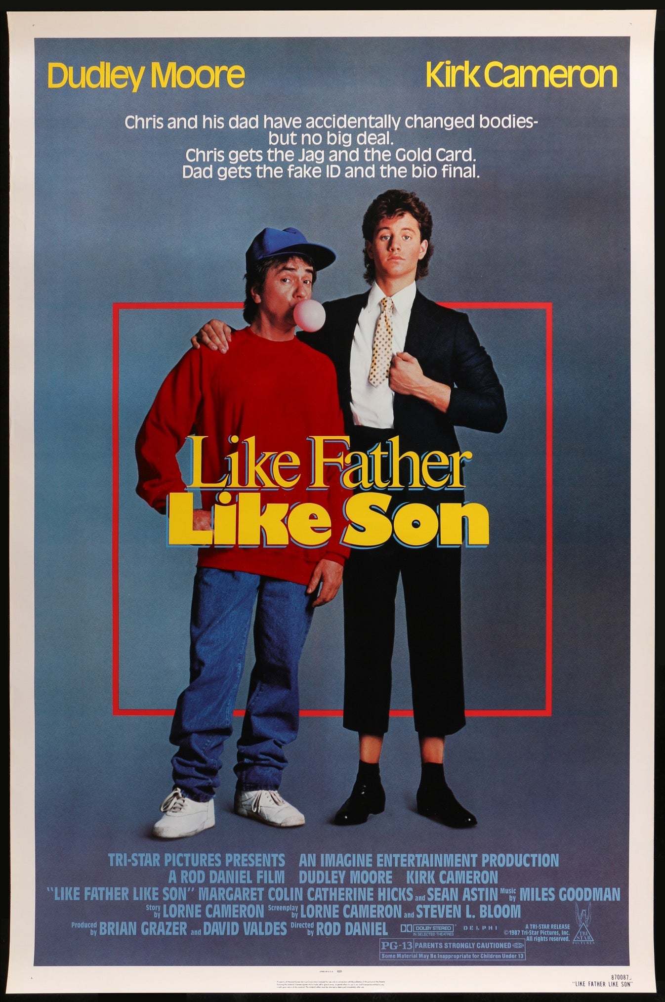 Like Father, Like Son (1987) original movie poster for sale at Originalfilmart