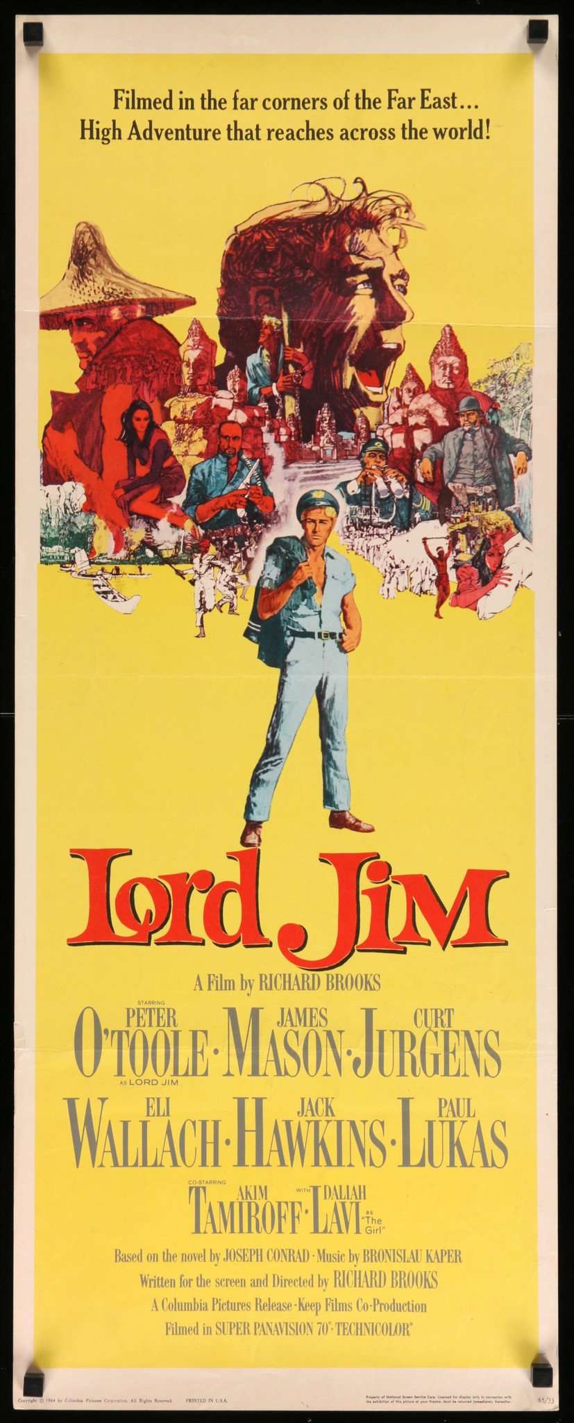Lord Jim (1965) original movie poster for sale at Originalfilmart