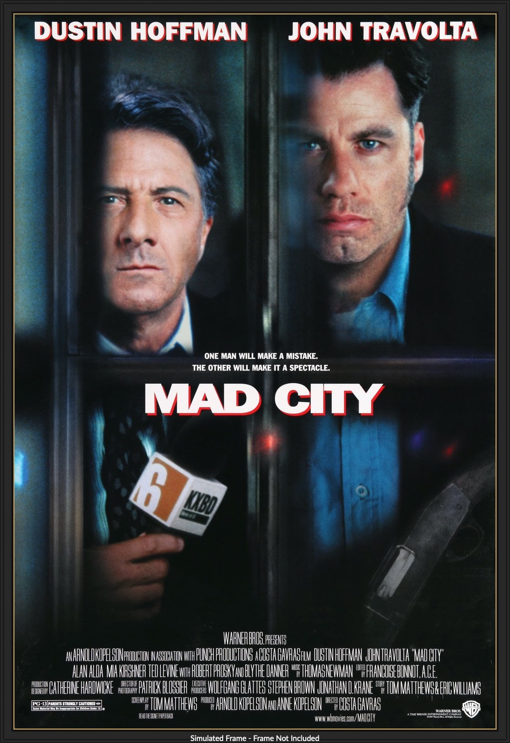 Mad City (1997) original movie poster for sale at Originalfilmart