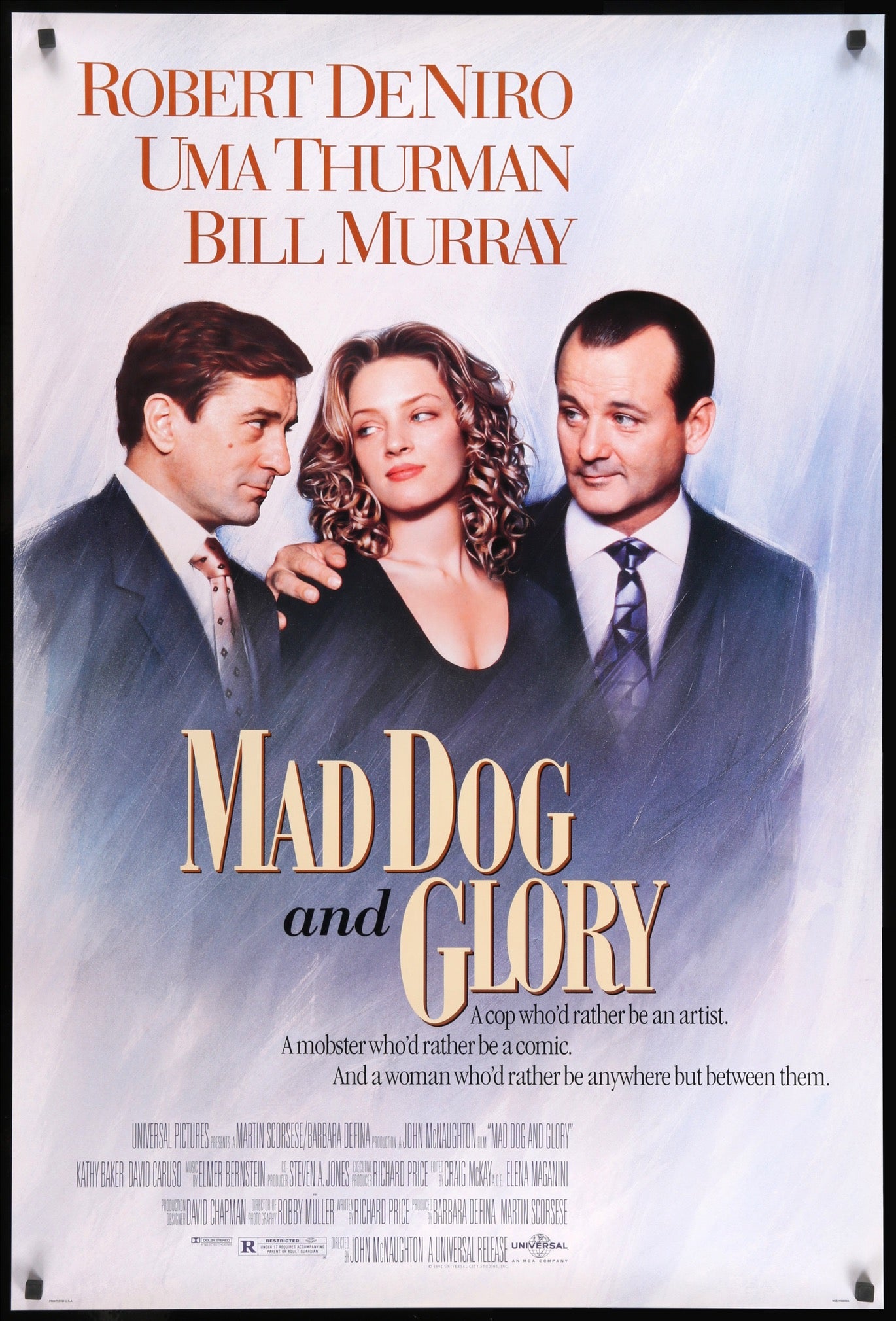 Mad Dog and Glory (1993) original movie poster for sale at Originalfilmart